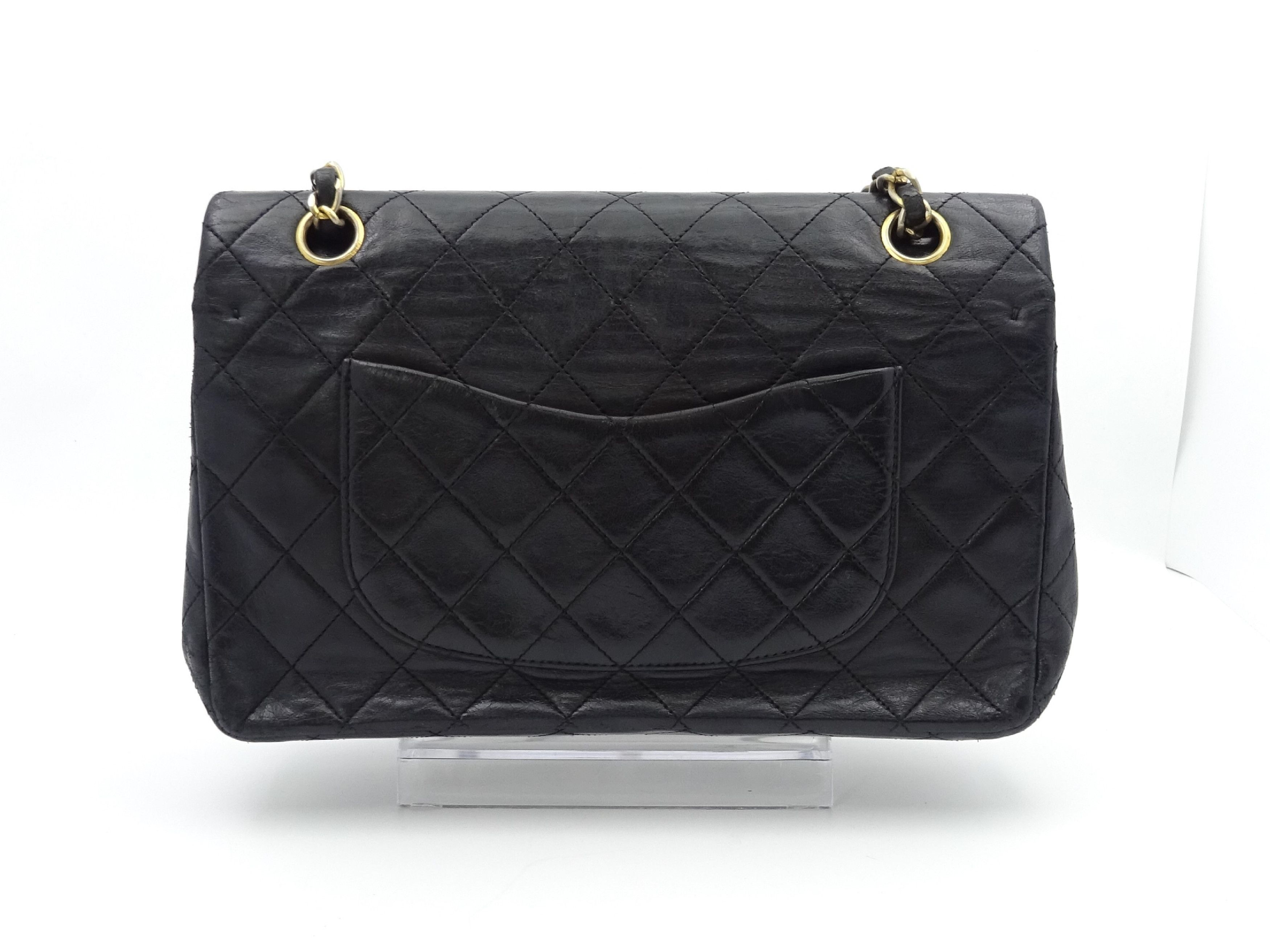 Chanel Chanel Vintage Classic Double Flap Bag Quilted Lambskin Size ONE SIZE - 2 Thumbnail