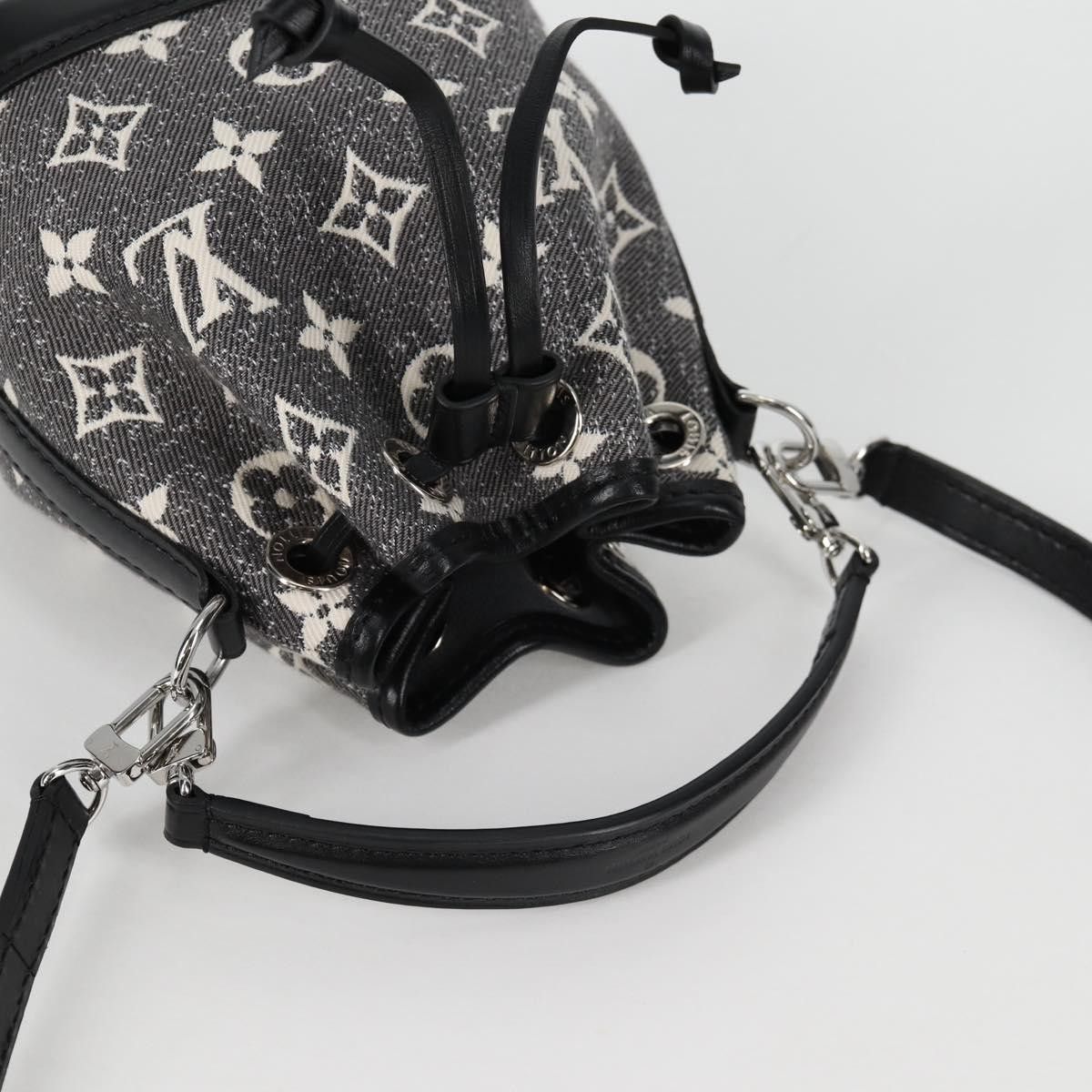 Louis Vuitton Louis Vuitton Noe NM Handbag Monogram Jacquard Denim Size ONE SIZE - 18 Thumbnail