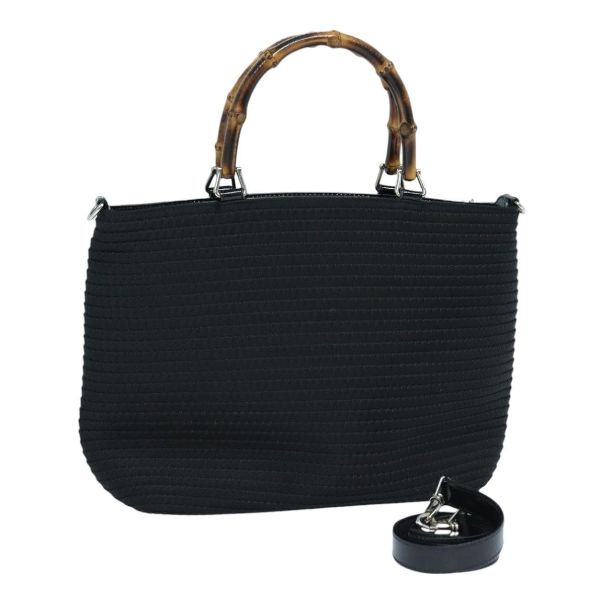 Gucci Gucci Vintage Bamboo Handle Tote Canvas Size ONE SIZE - 20 Thumbnail