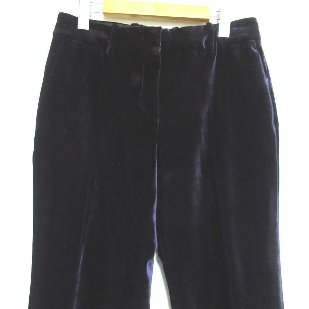 Other Other Ermanno Scervino Silk Blend Velvet Tapered Pants Others Pants DUTY FREE for USA Size ONE SIZE - 3 Thumbnail