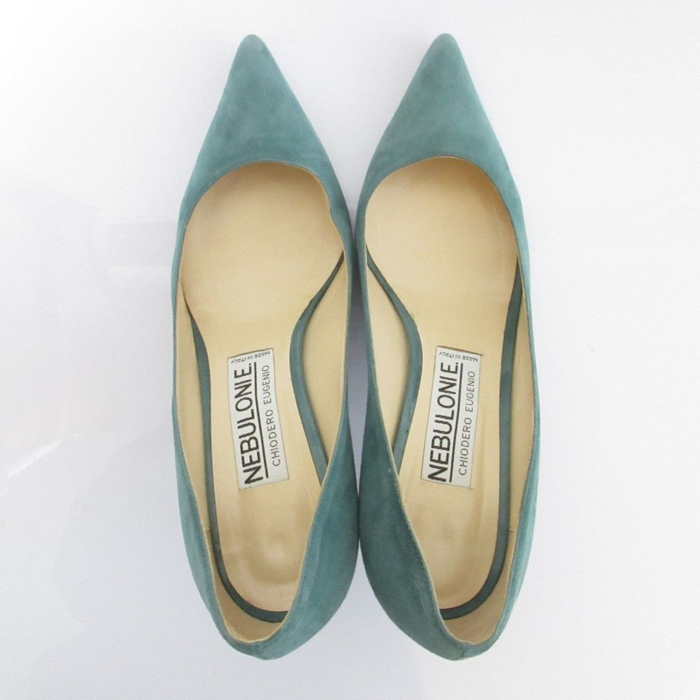 Other Other NEBULONI E. Suede Leather Pumps Suede Shoes DUTY FREE for USA Size ONE SIZE - 5 Thumbnail