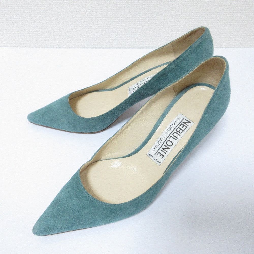 Other Other NEBULONI E. Suede Leather Pumps Suede Shoes DUTY FREE for USA Size ONE SIZE - 2 Thumbnail