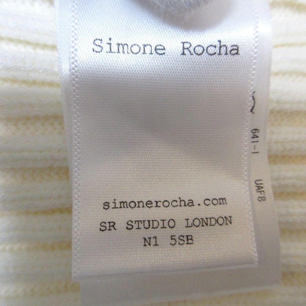 Other Other Simone Rocha Pearl Bijou Rib Knit Turtleneck Sweater Cotton Tops DUTY FREE for USA Size ONE SIZE - 9 Thumbnail