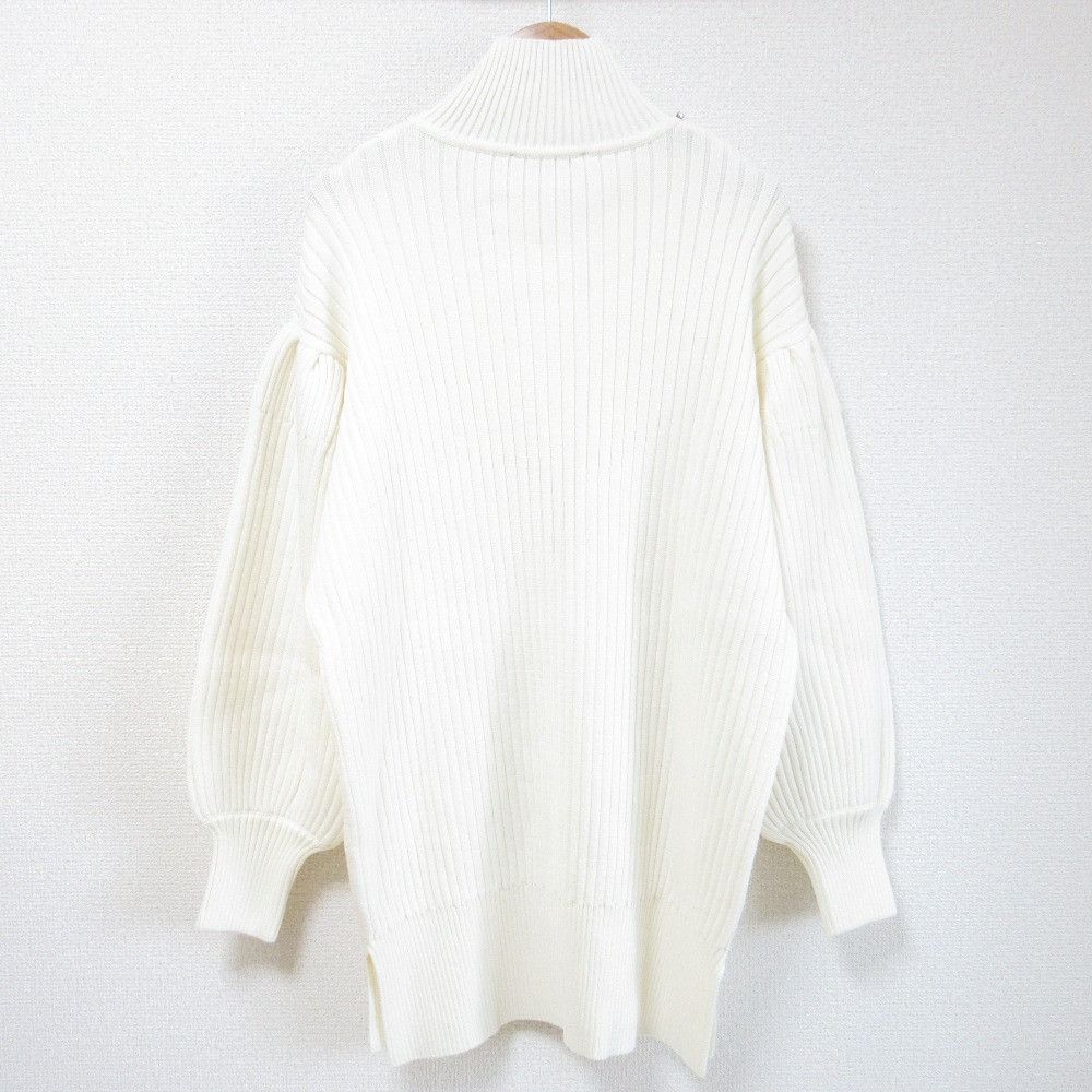 Other Other Simone Rocha Pearl Bijou Rib Knit Turtleneck Sweater Cotton Tops DUTY FREE for USA Size ONE SIZE - 2 Thumbnail