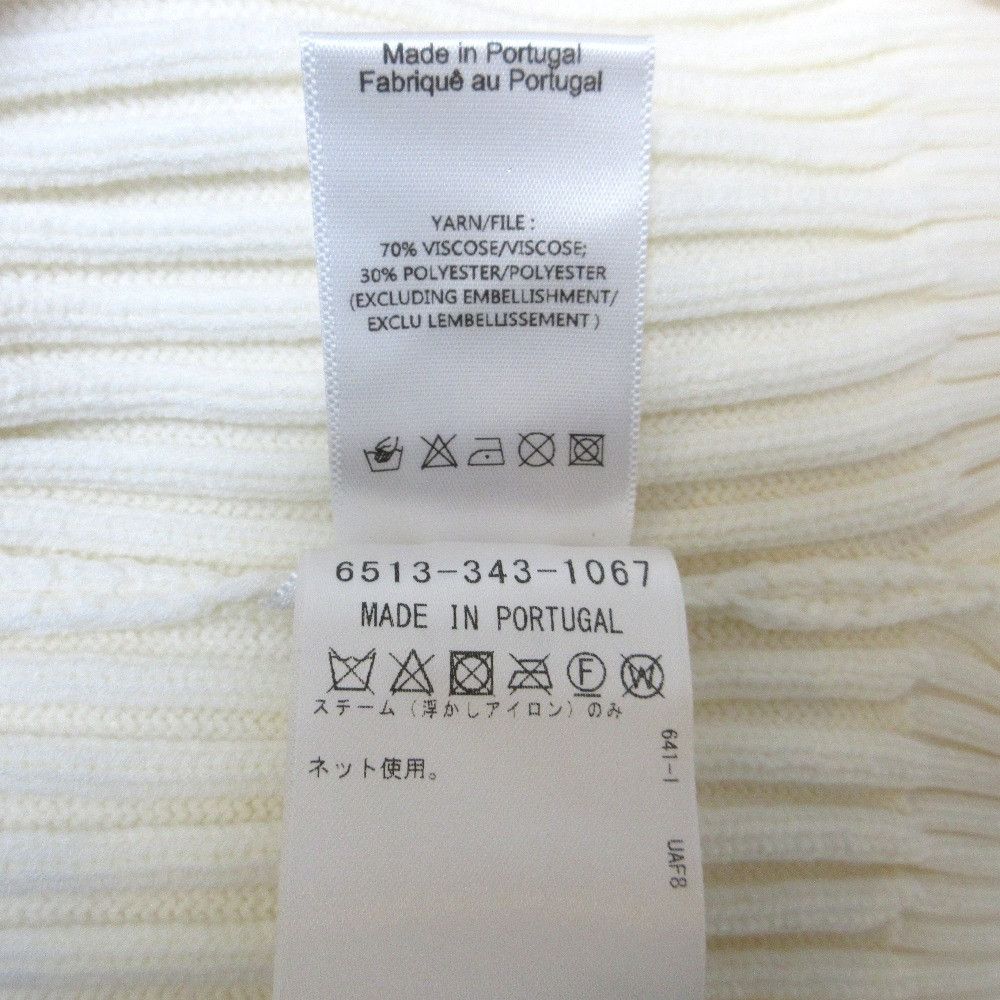 Other Other Simone Rocha Pearl Bijou Rib Knit Turtleneck Sweater Cotton Tops DUTY FREE for USA Size ONE SIZE - 10 Thumbnail