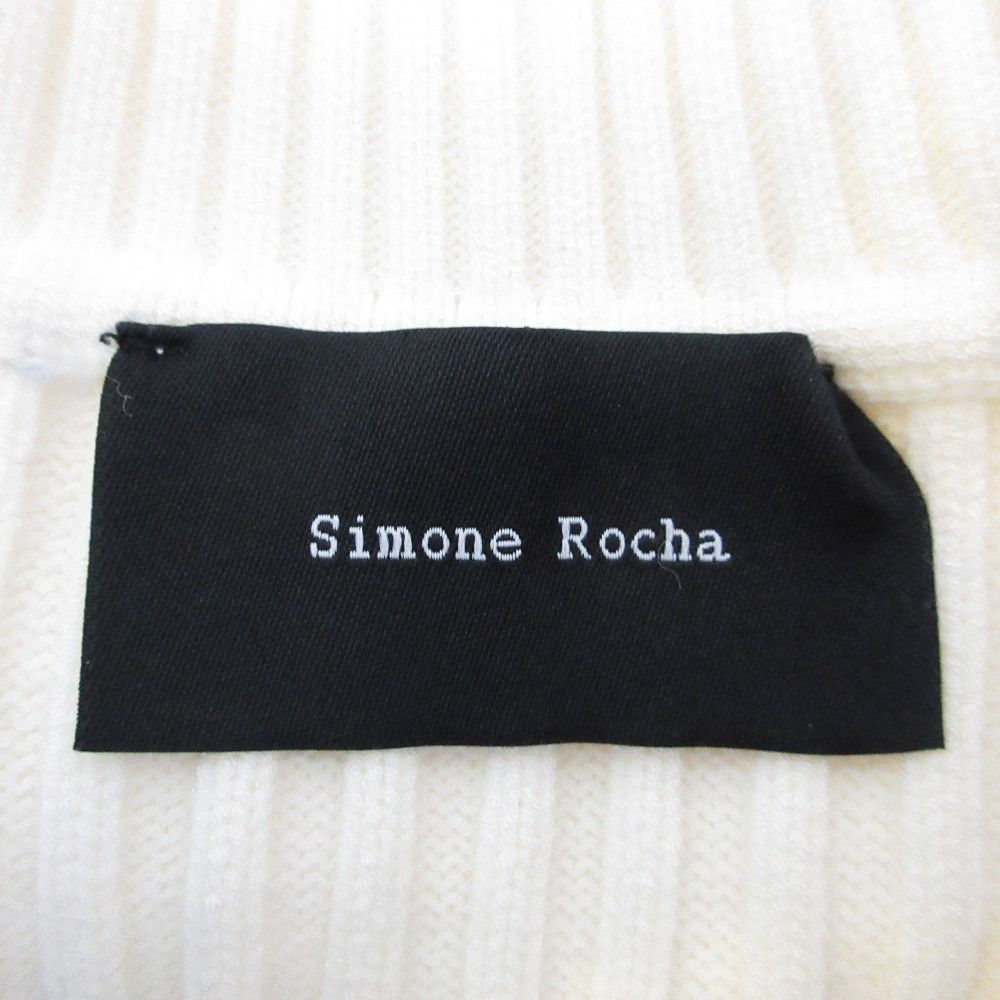 Other Other Simone Rocha Pearl Bijou Rib Knit Turtleneck Sweater Cotton Tops DUTY FREE for USA Size ONE SIZE - 7 Thumbnail