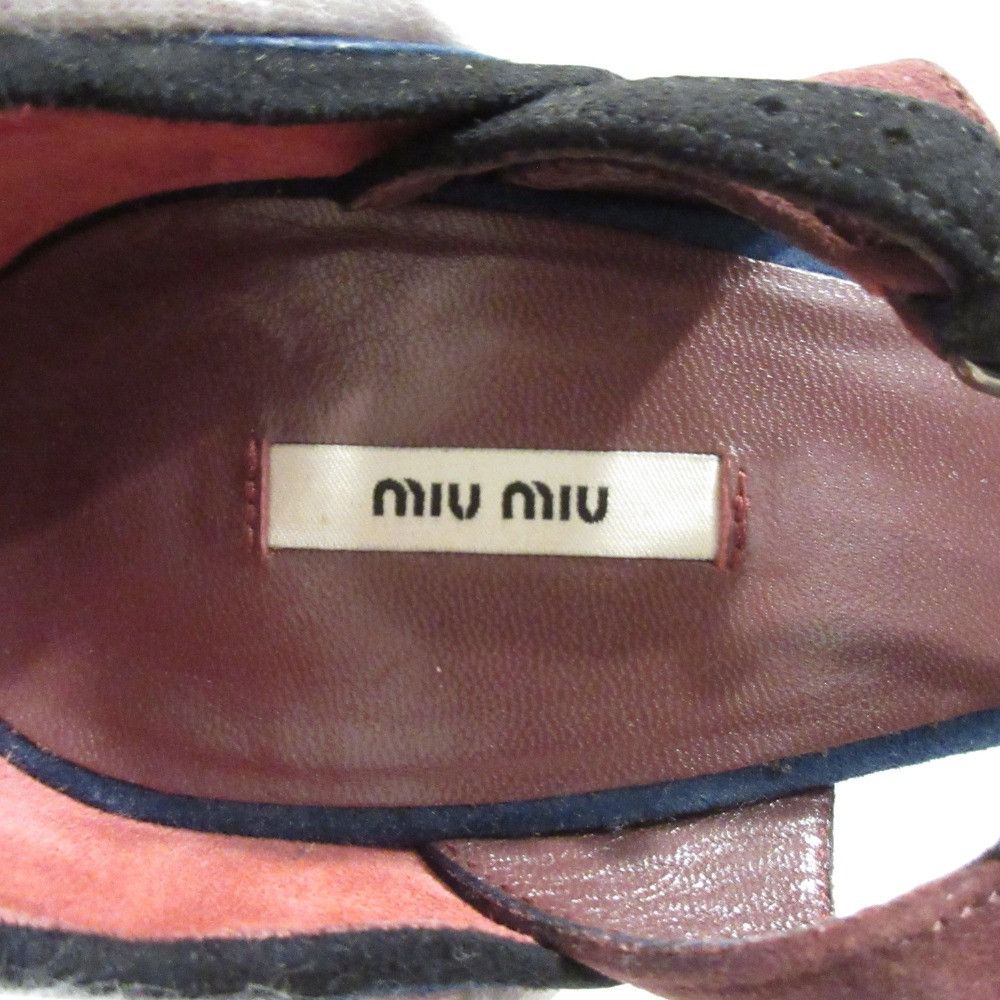 Miu Miu Miu Miu Miu Miu Suede High Heel Separate Sandals Suede Shoes DUTY FREE for USA Size ONE SIZE - 9 Thumbnail