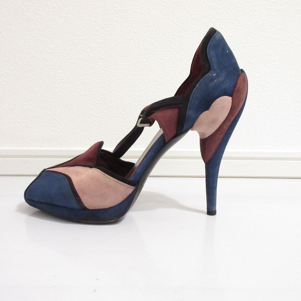 Miu Miu Miu Miu Miu Miu Suede High Heel Separate Sandals Suede Shoes DUTY FREE for USA Size ONE SIZE - 2 Thumbnail