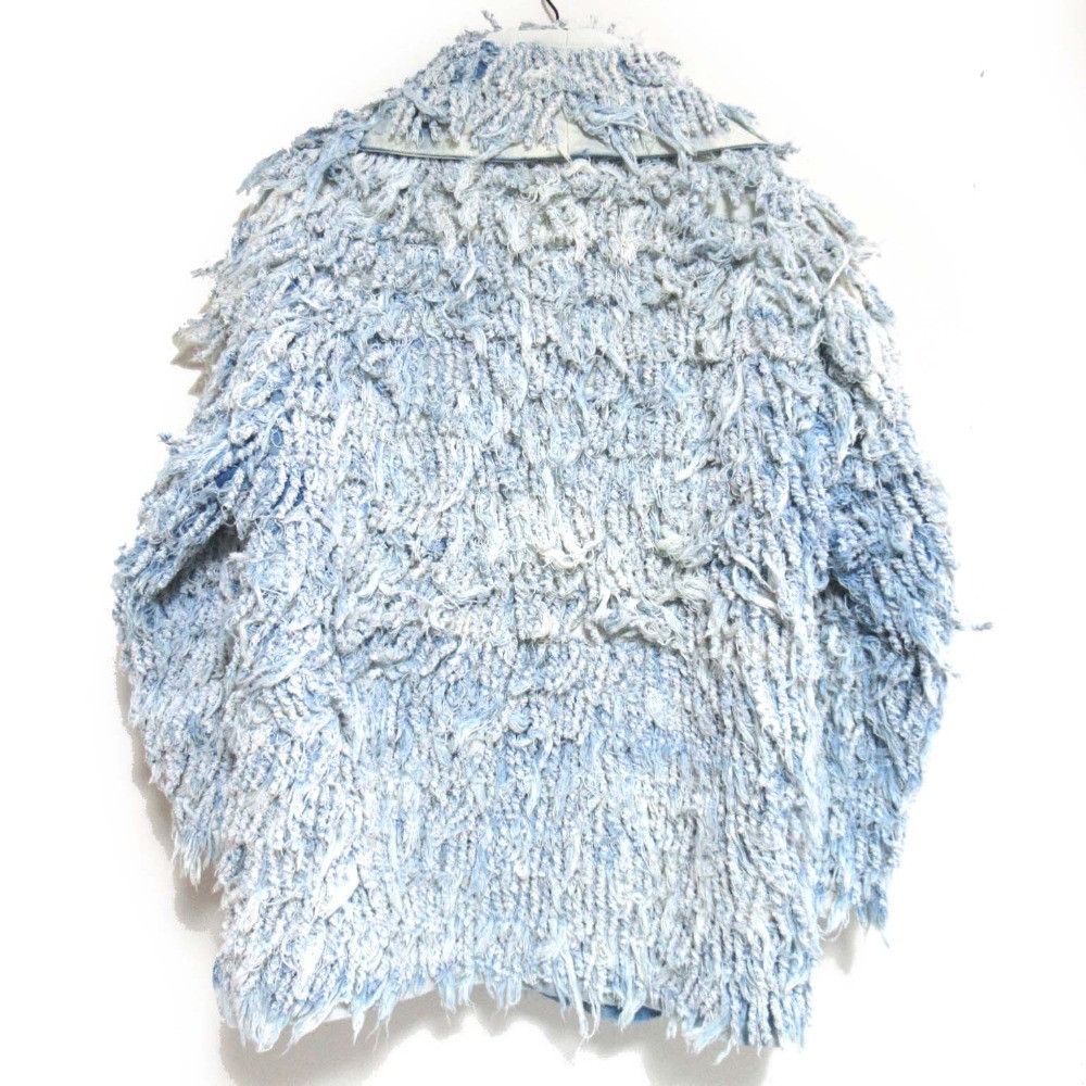Other Other Alanui 1B Single Fringe Denim Jacket Denim Outerwear LWEA011R20103066 DUTY FREE for USA Size ONE SIZE - 2 Thumbnail