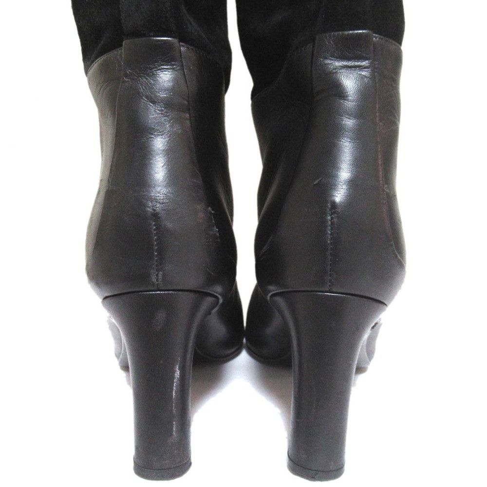 Hermes Hermes Hermes Suede Leather High Heel Long Boots Suede Shoes DUTY FREE for USA Size ONE SIZE - 5 Thumbnail