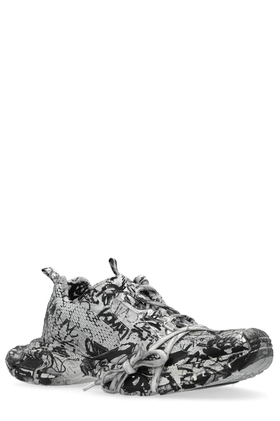 Balenciaga Balenciaga 3XL Lace-Up Sneaker Extreme Graffiti Size US 11 / EU 44 - 2 Thumbnail