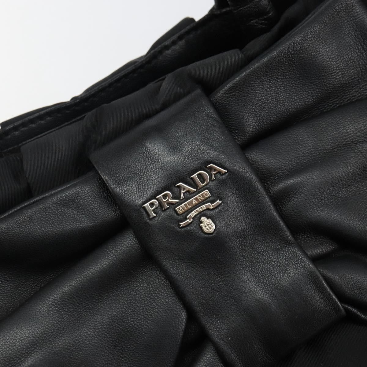 Prada Prada Bow Tote Tessuto with Leather Size ONE SIZE - 17 Thumbnail