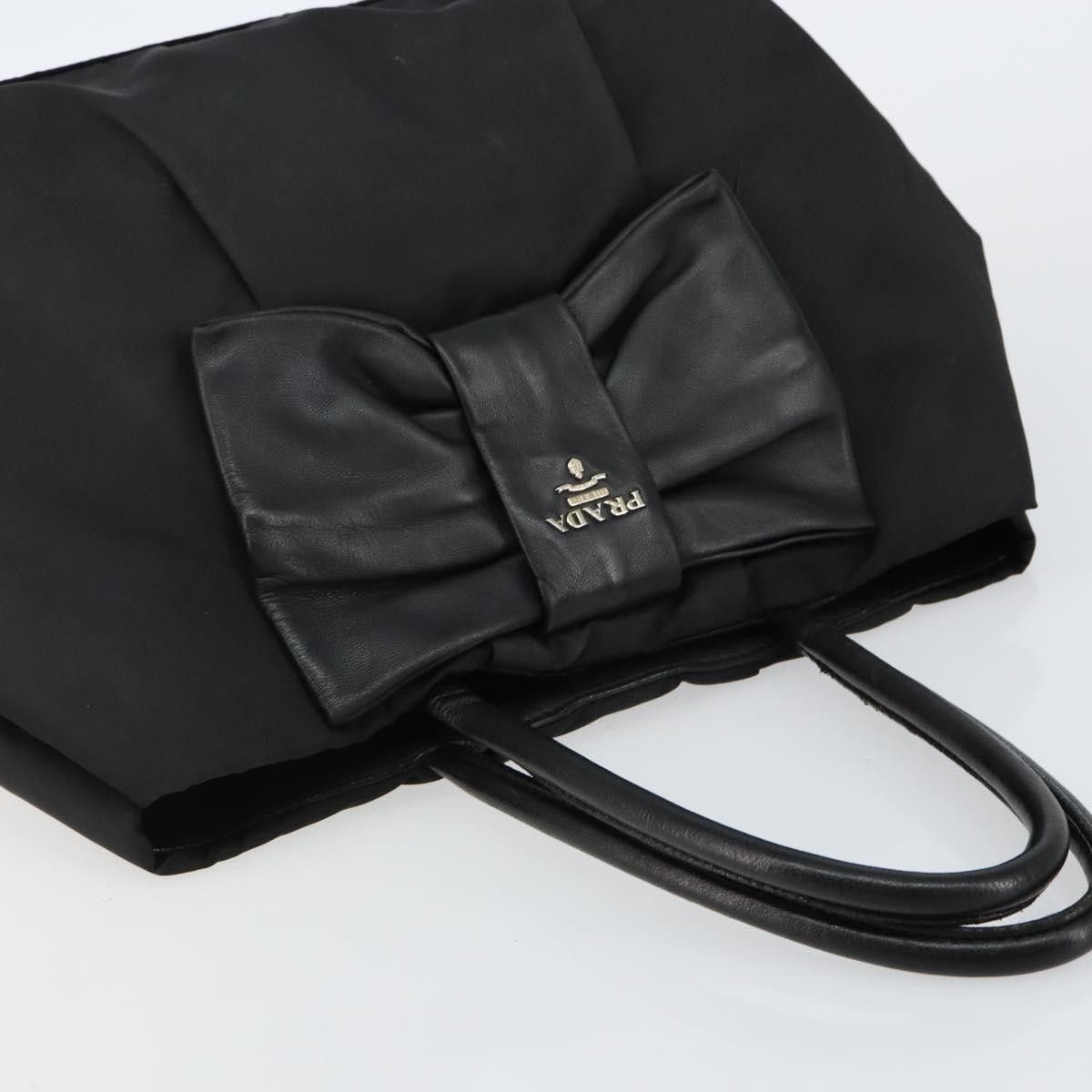 Prada Prada Bow Tote Tessuto with Leather Size ONE SIZE - 14 Thumbnail