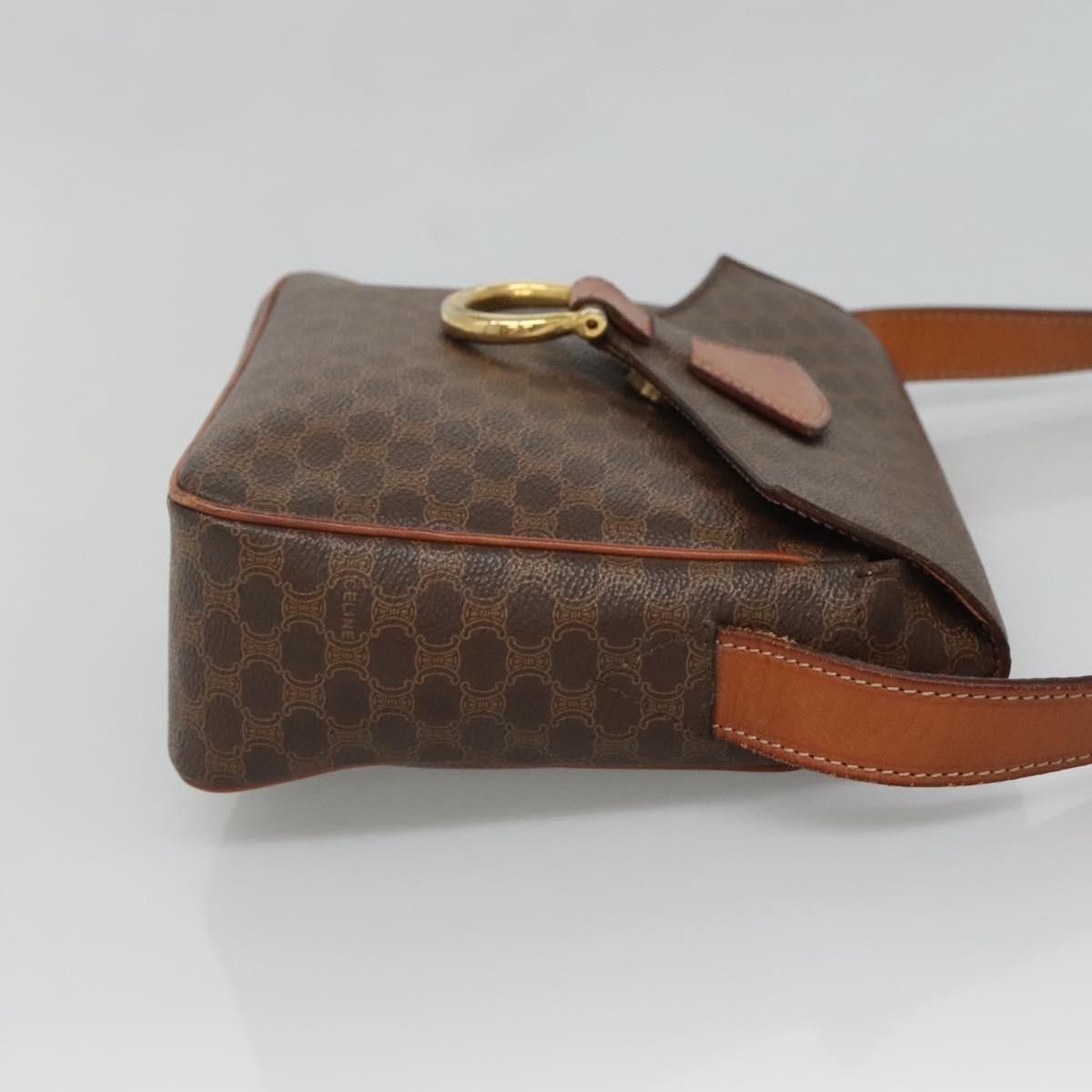Celine Celine Vintage Macadam Shoulder Bag Canvas and Leather Size ONE SIZE - 4 Thumbnail