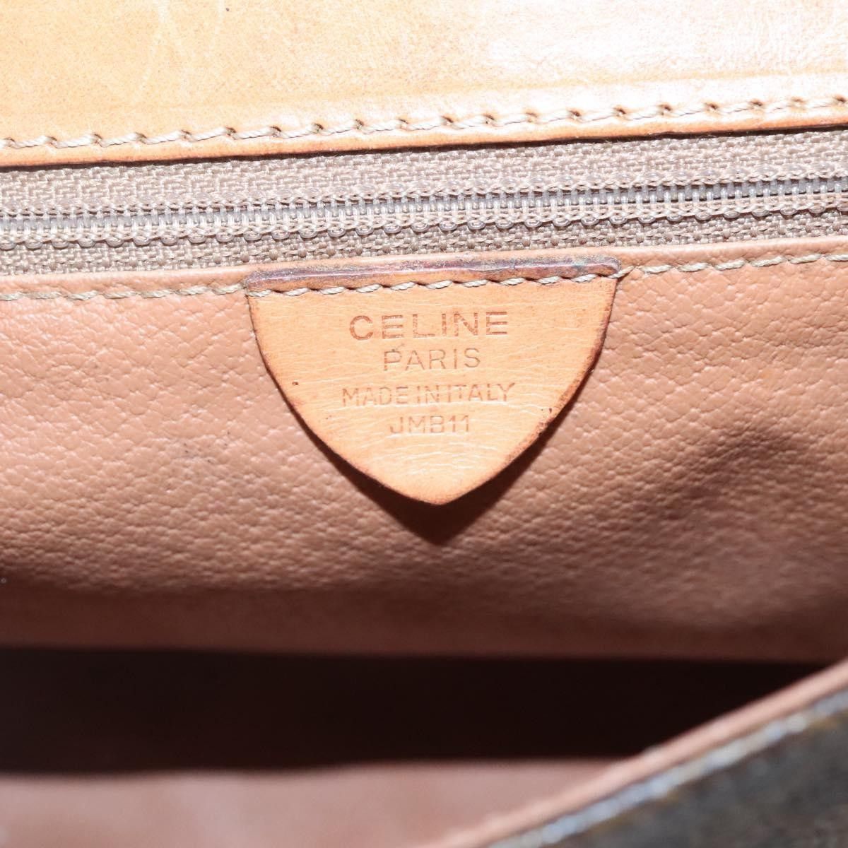 Celine Celine Vintage Macadam Shoulder Bag Canvas and Leather Size ONE SIZE - 6 Thumbnail