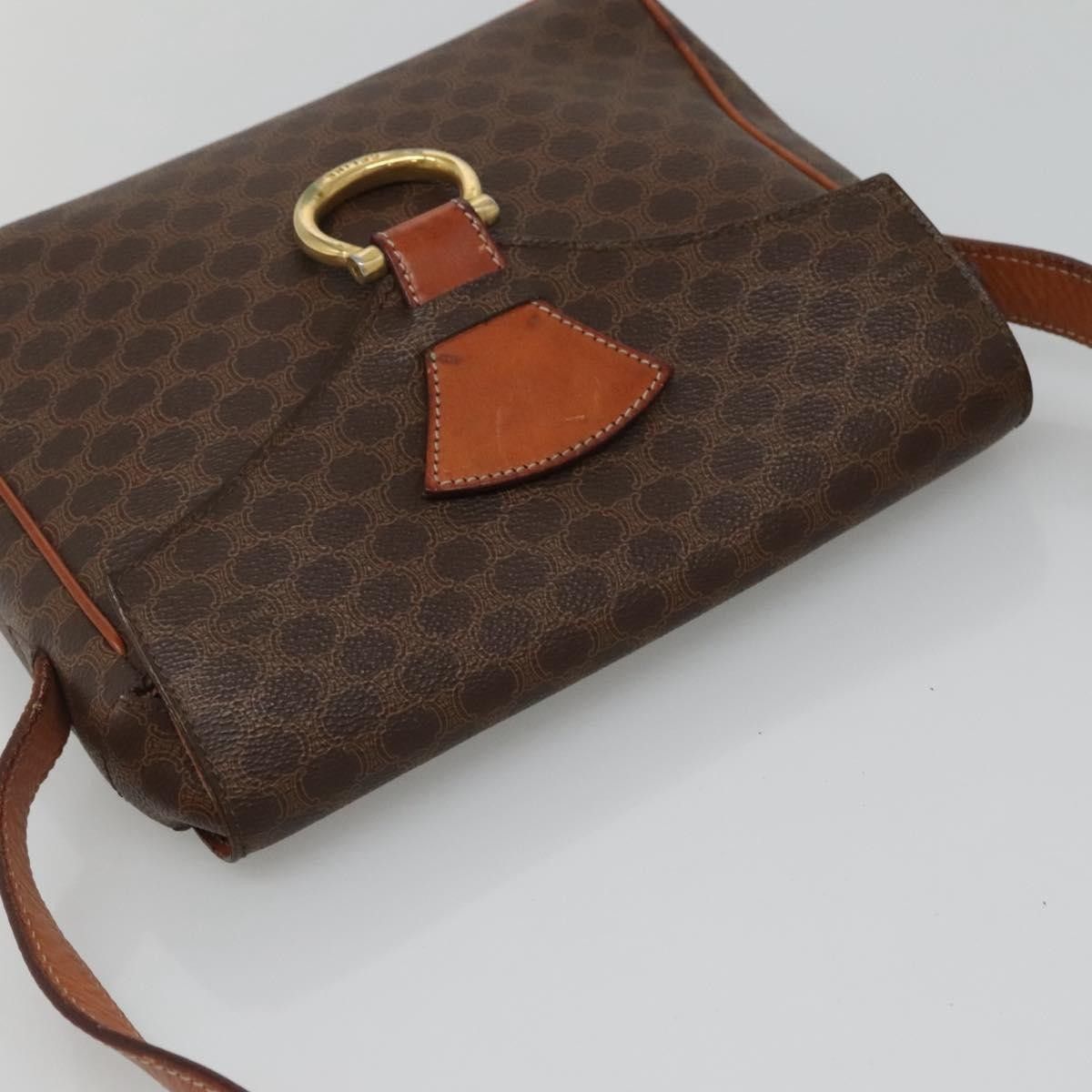Celine Celine Vintage Macadam Shoulder Bag Canvas and Leather Size ONE SIZE - 15 Thumbnail