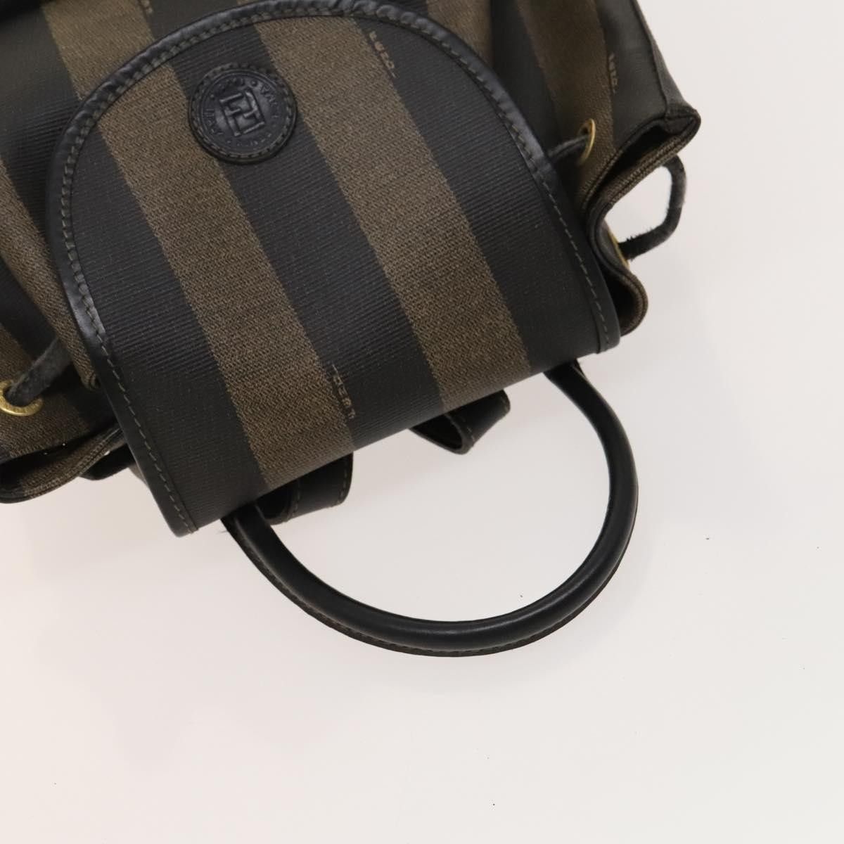Fendi Fendi Pequin Front Pocket Backpack Coated Canvas Size ONE SIZE - 8 Thumbnail