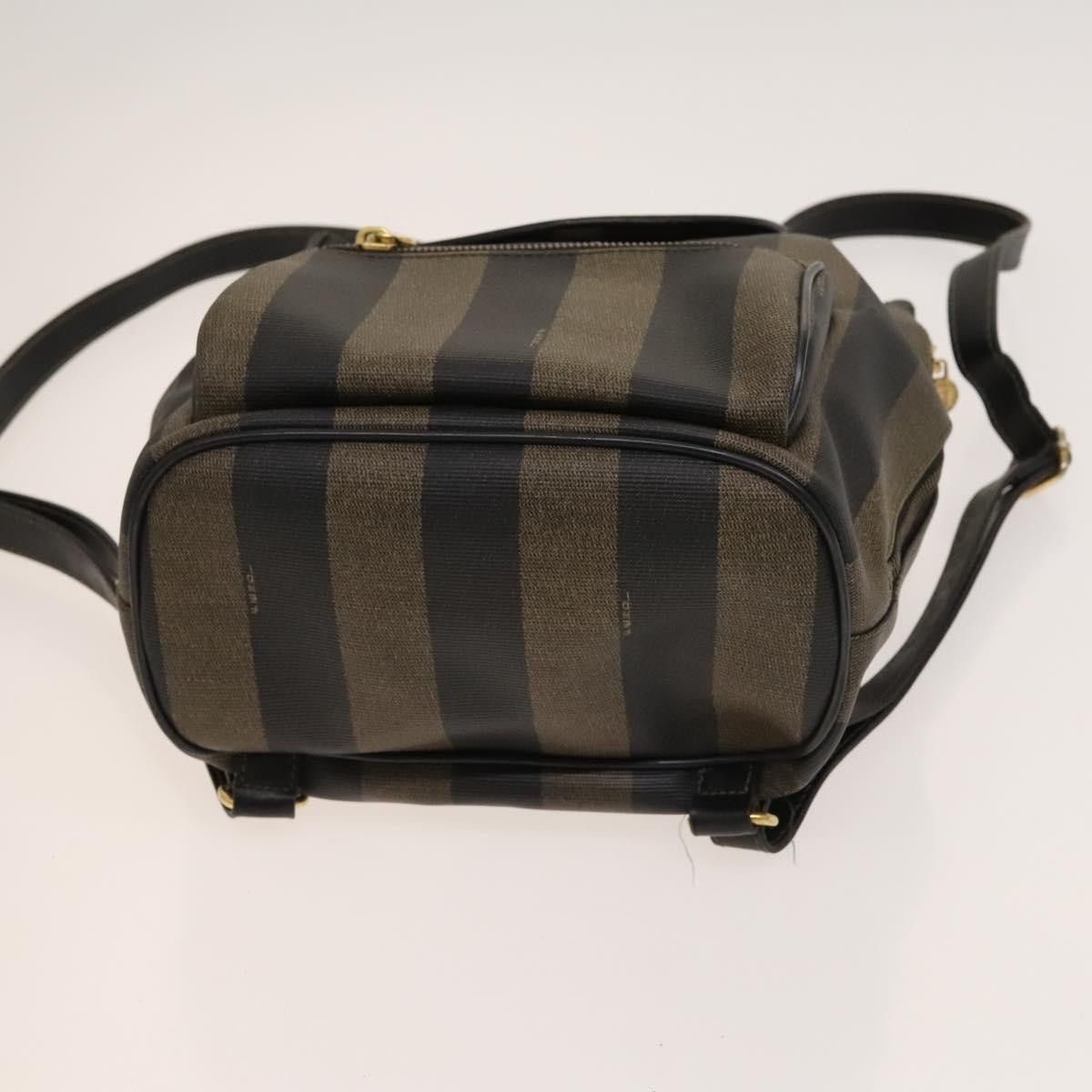 Fendi Fendi Pequin Front Pocket Backpack Coated Canvas Size ONE SIZE - 13 Thumbnail
