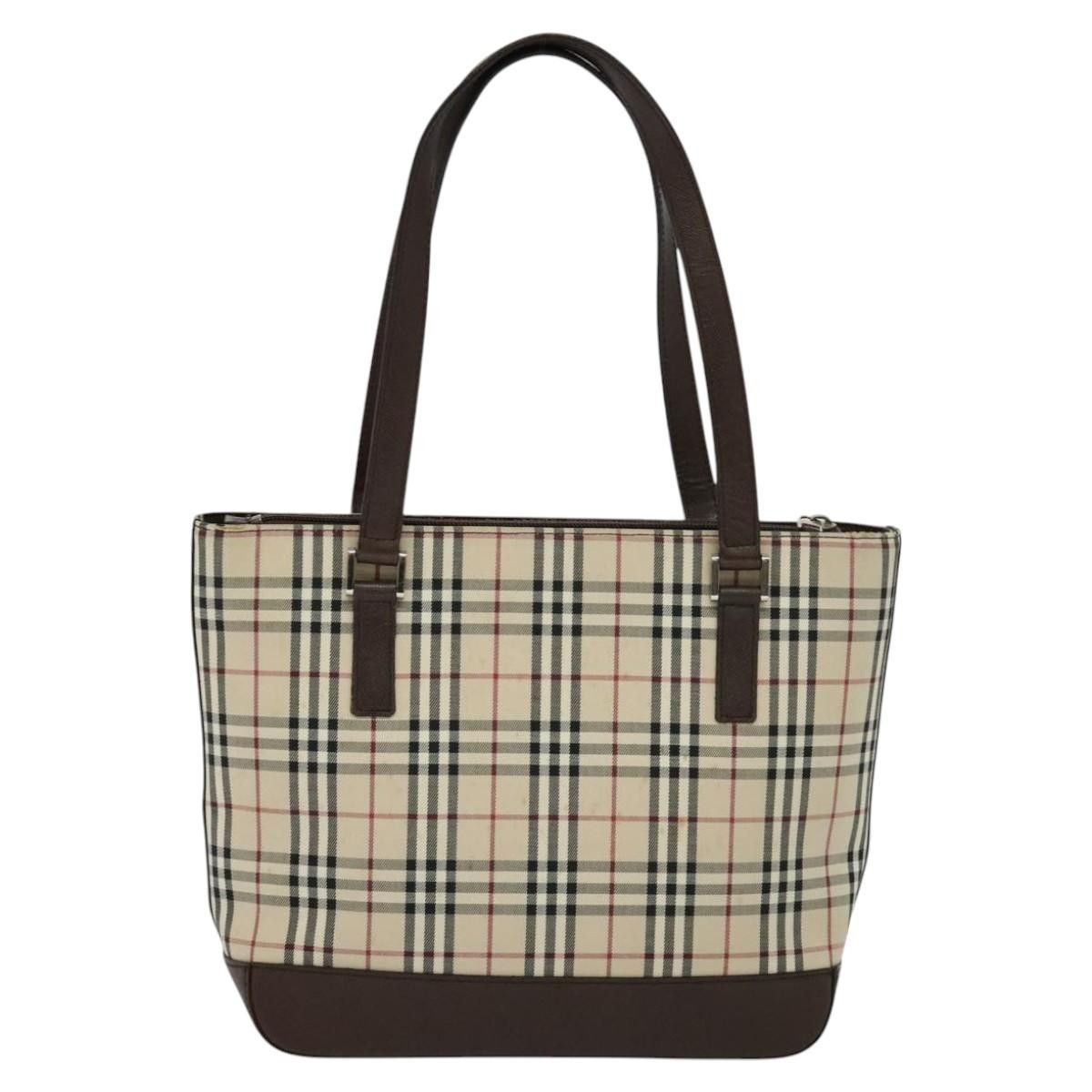 Burberry Burberry Nova Check Tote canvas check pattern Size ONE SIZE - 2 Thumbnail