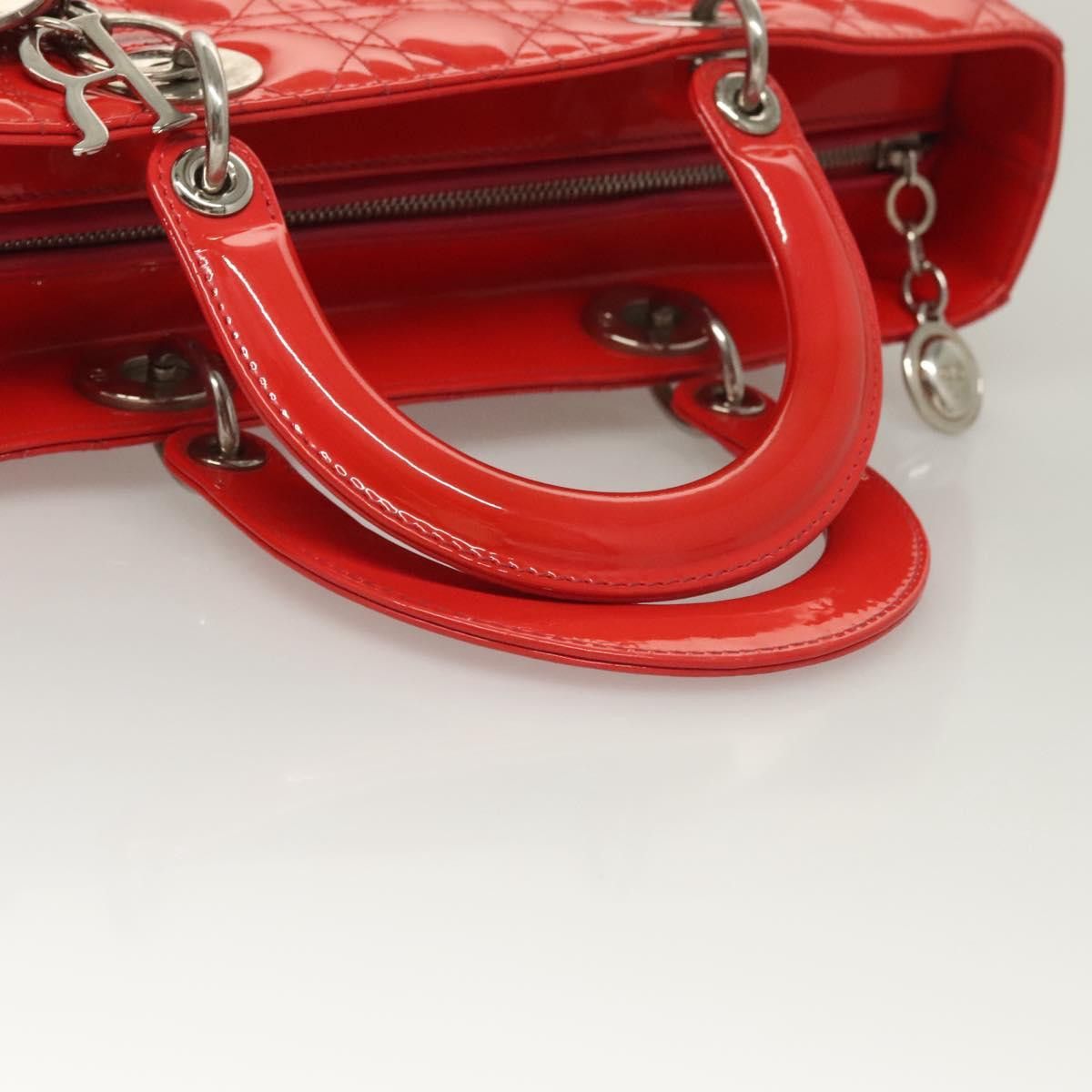 Dior Christian Dior Vintage Lady Dior Patent Patent leather Size ONE SIZE - 7 Thumbnail