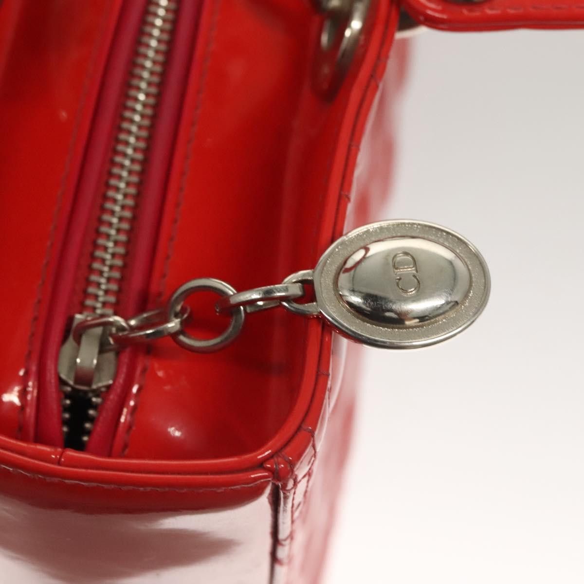 Dior Christian Dior Vintage Lady Dior Patent Patent leather Size ONE SIZE - 14 Thumbnail