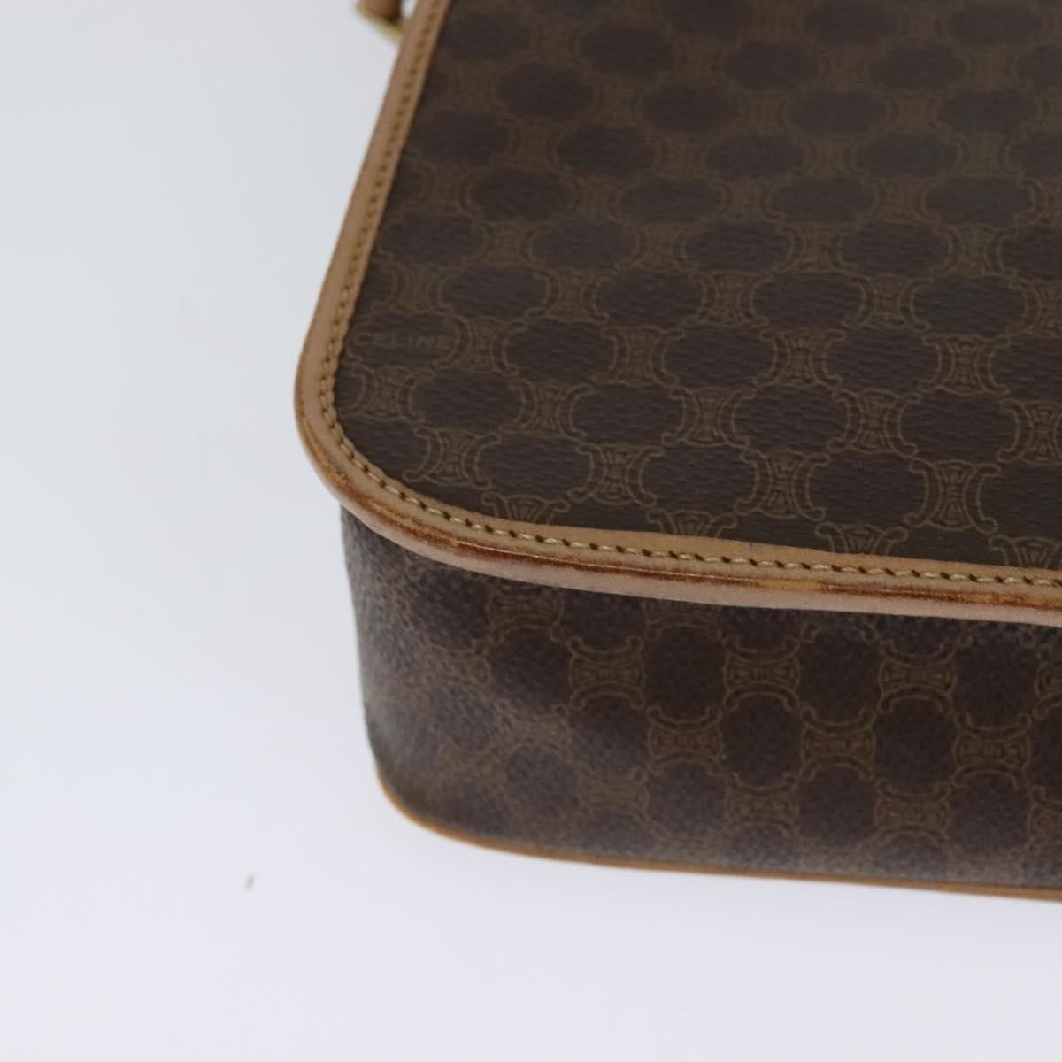Celine Celine Vintage Macadam Shoulder Bag Canvas and Leather Size ONE SIZE - 10 Thumbnail