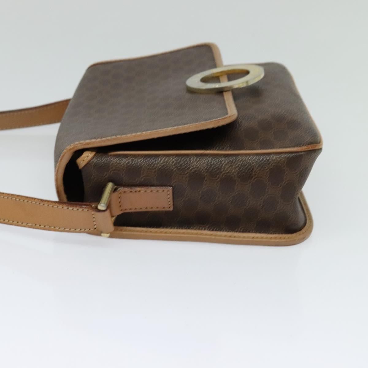 Celine Celine Vintage Macadam Shoulder Bag Canvas and Leather Size ONE SIZE - 3 Thumbnail