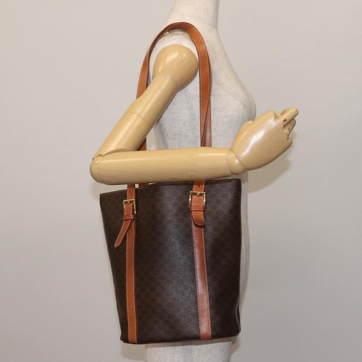 Celine Celine Bucket Bag Triomphe Coated Canvas Size ONE SIZE - 23 Thumbnail
