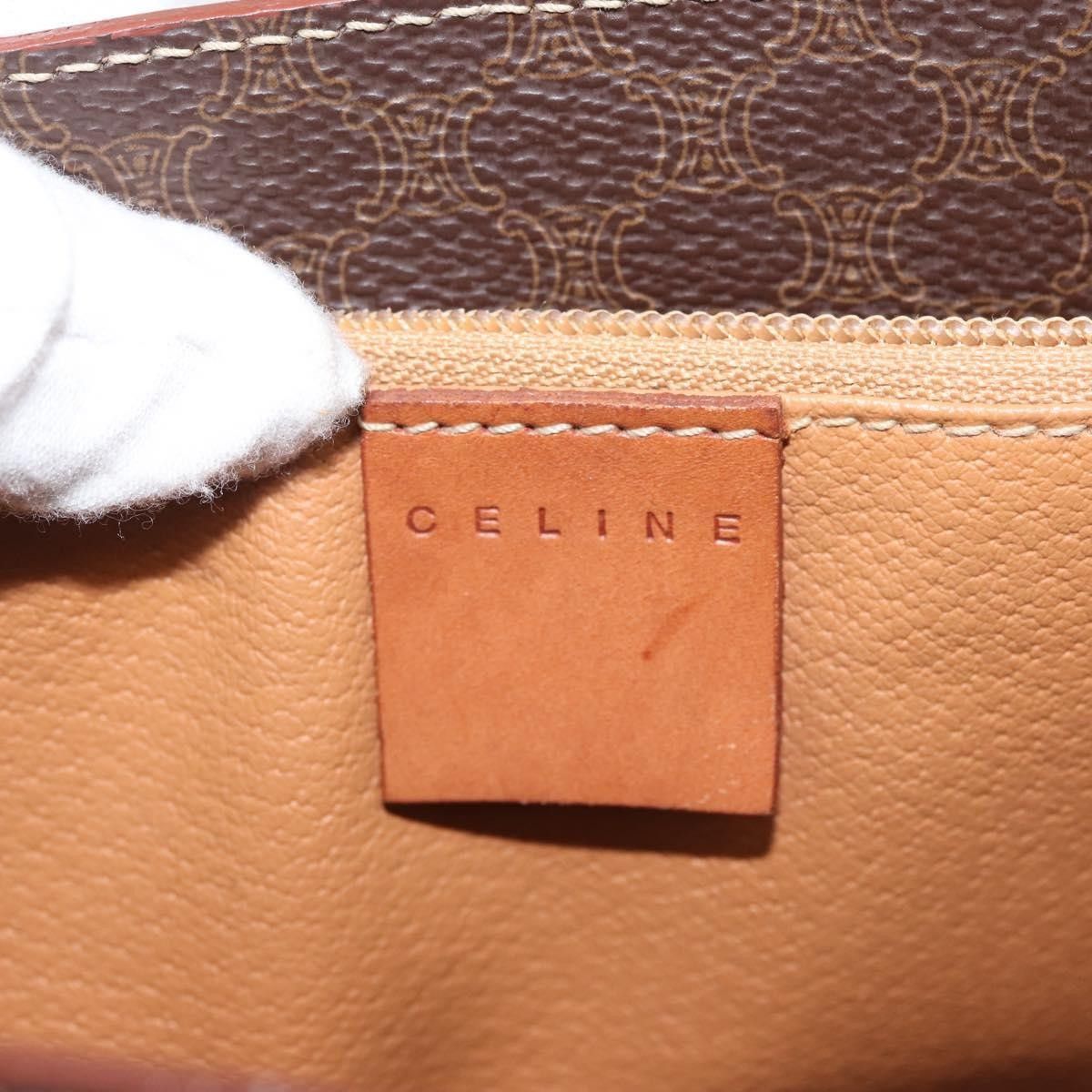 Celine Celine Bucket Bag Triomphe Coated Canvas Size ONE SIZE - 14 Thumbnail