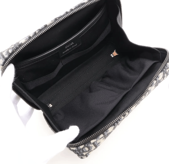 Dior Christian Dior Wristlet Zip Pouch Oblique Canvas Size ONE SIZE - 4 Thumbnail