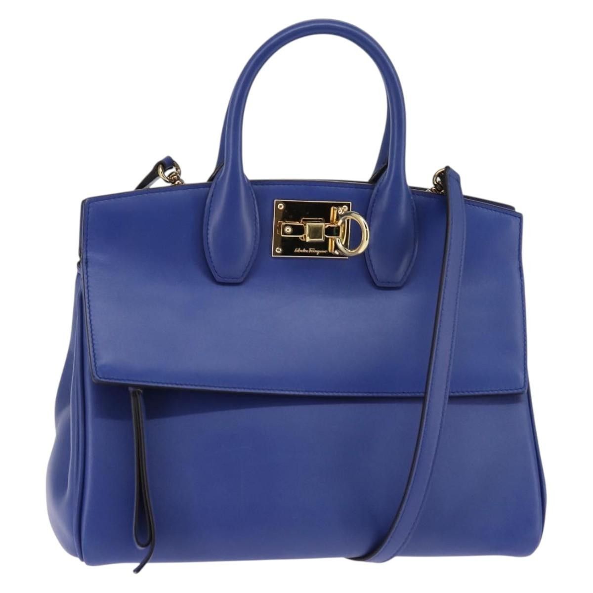 Salvatore Ferragamo Salvatore Ferragamo Studio Satchel Leather Size ONE SIZE - 13 Thumbnail