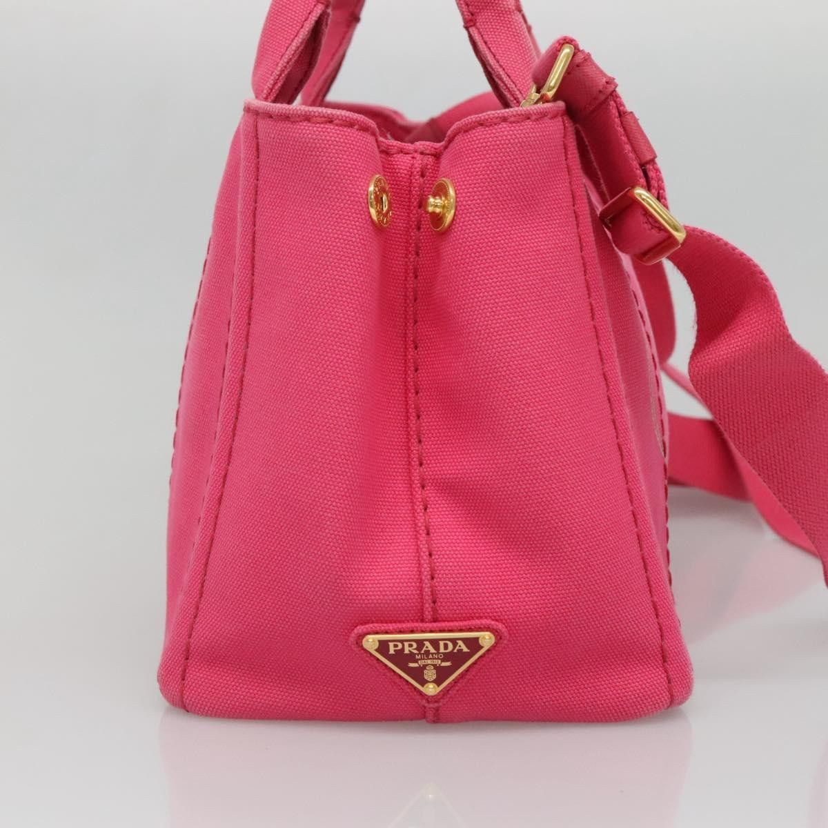 Prada Prada Canapa Convertible Tote Canvas Size ONE SIZE - 3 Thumbnail