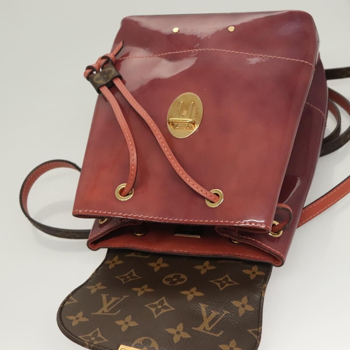 Louis Vuitton Louis Vuitton Hot Springs Backpack Vernis with Monogram Canvas Size ONE SIZE - 15 Thumbnail
