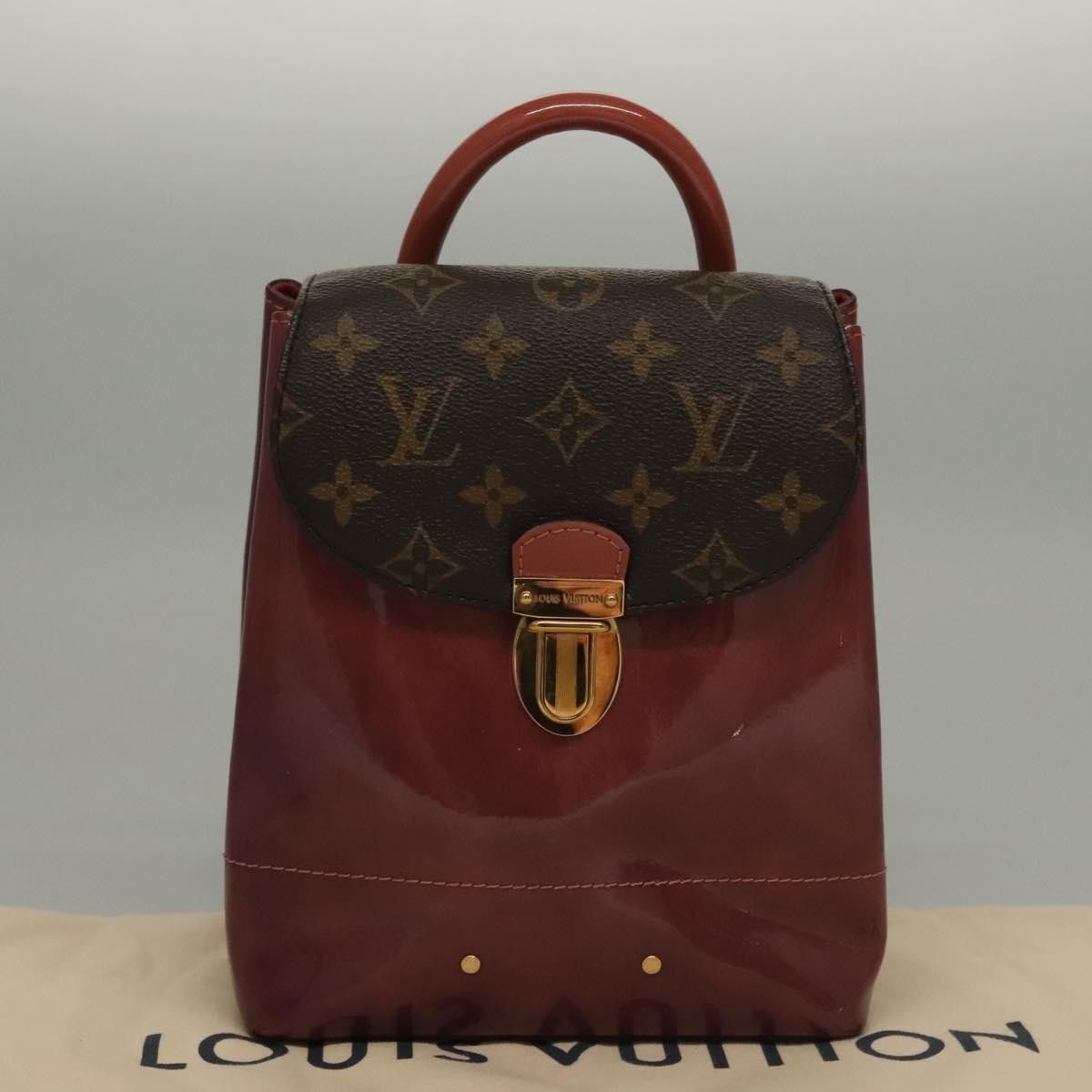 Louis Vuitton Louis Vuitton Hot Springs Backpack Vernis with Monogram Canvas Size ONE SIZE - 14 Thumbnail