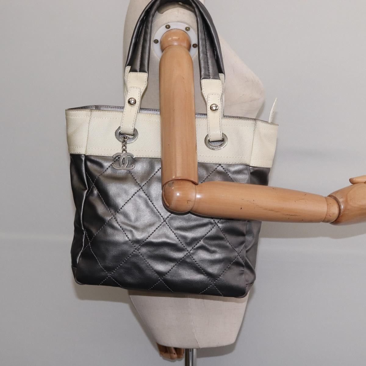 Chanel Chanel Biarritz Tote Quilted Coated Canvas Size ONE SIZE - 21 Thumbnail