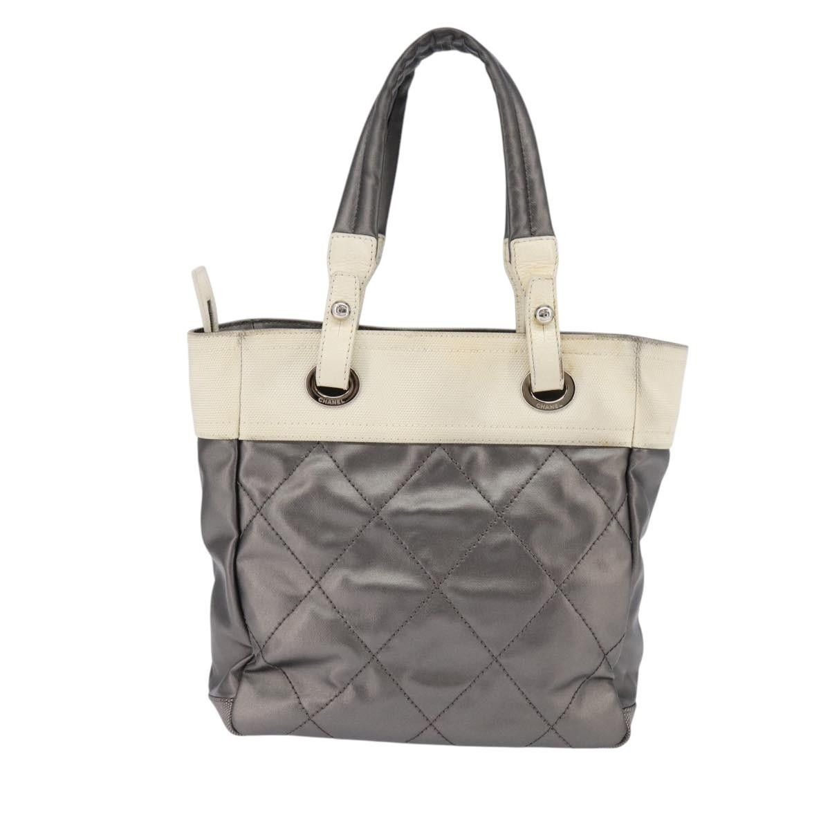 Chanel Chanel Biarritz Tote Quilted Coated Canvas Size ONE SIZE - 2 Thumbnail