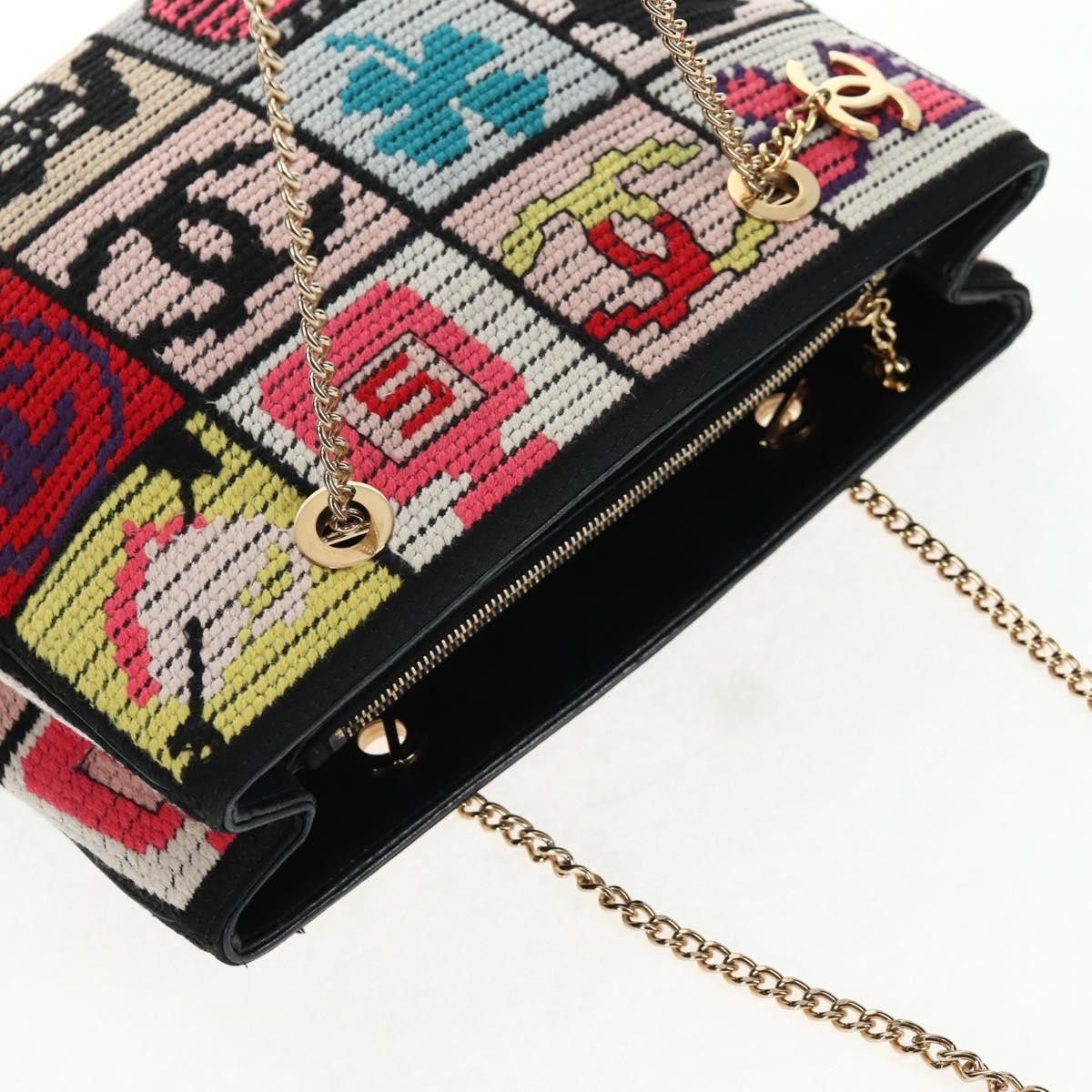 Chanel Chanel Crochet CC Drawstring Tote Fabric Size ONE SIZE - 6 Thumbnail