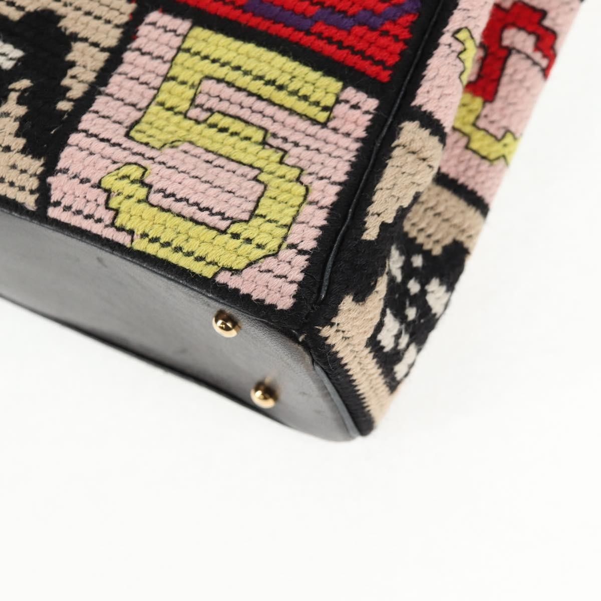 Chanel Chanel Crochet CC Drawstring Tote Fabric Size ONE SIZE - 16 Thumbnail