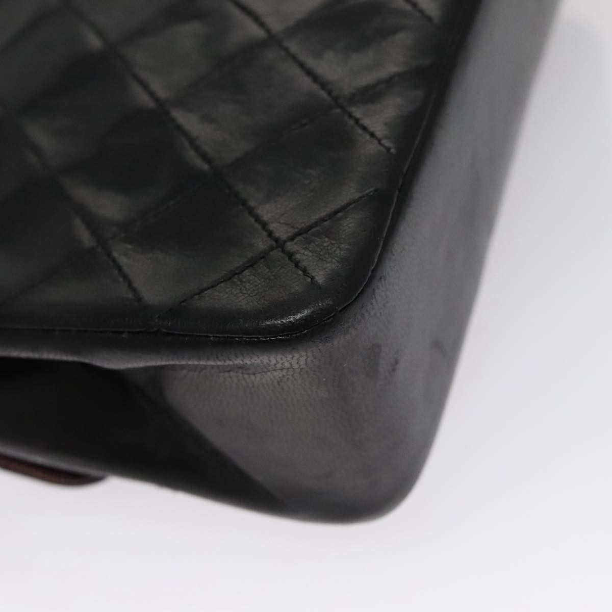 Chanel Chanel Vintage CC Chain Flap Bag Quilted Lambskin Size ONE SIZE - 11 Thumbnail