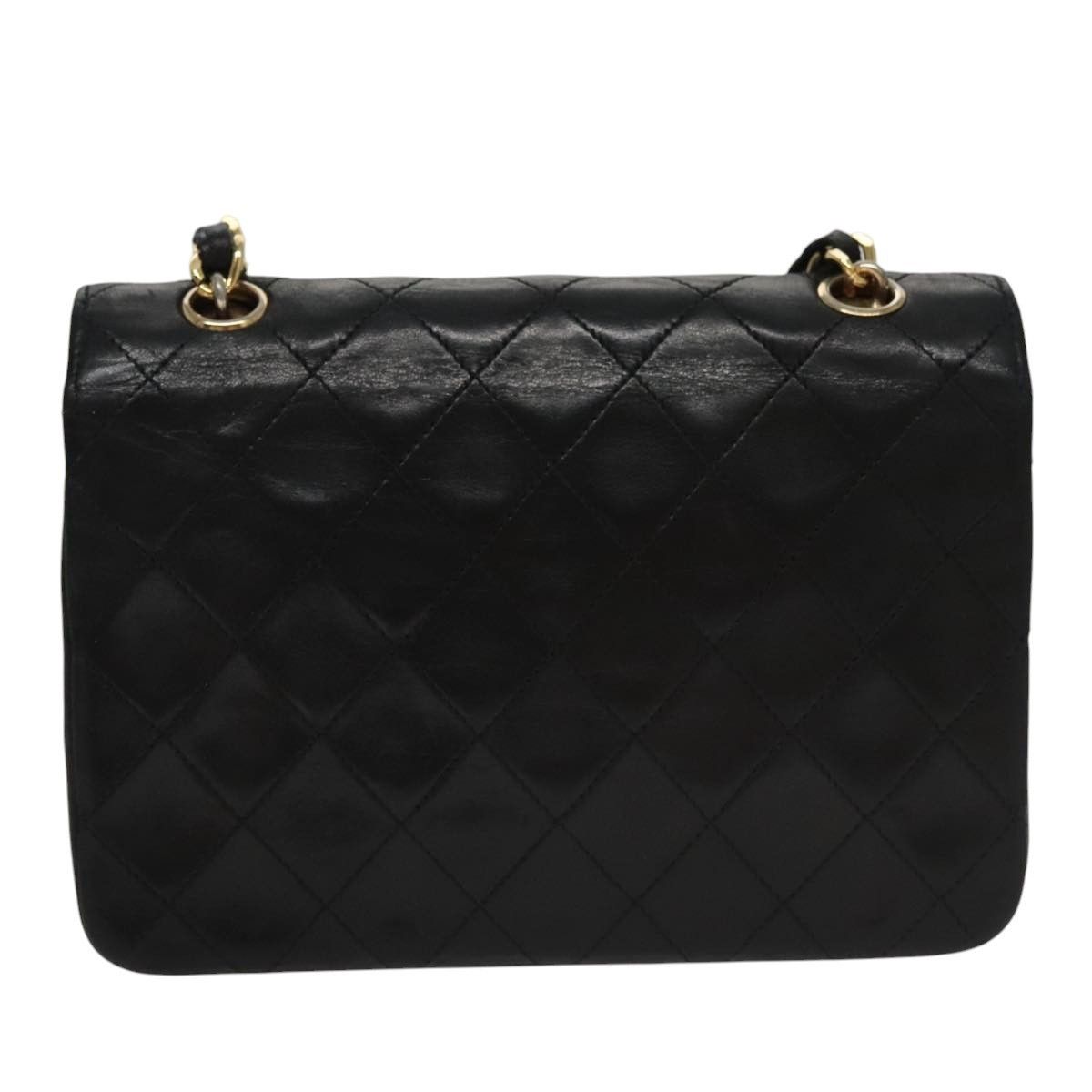 Chanel Chanel Vintage CC Chain Flap Bag Quilted Lambskin Size ONE SIZE - 2 Thumbnail