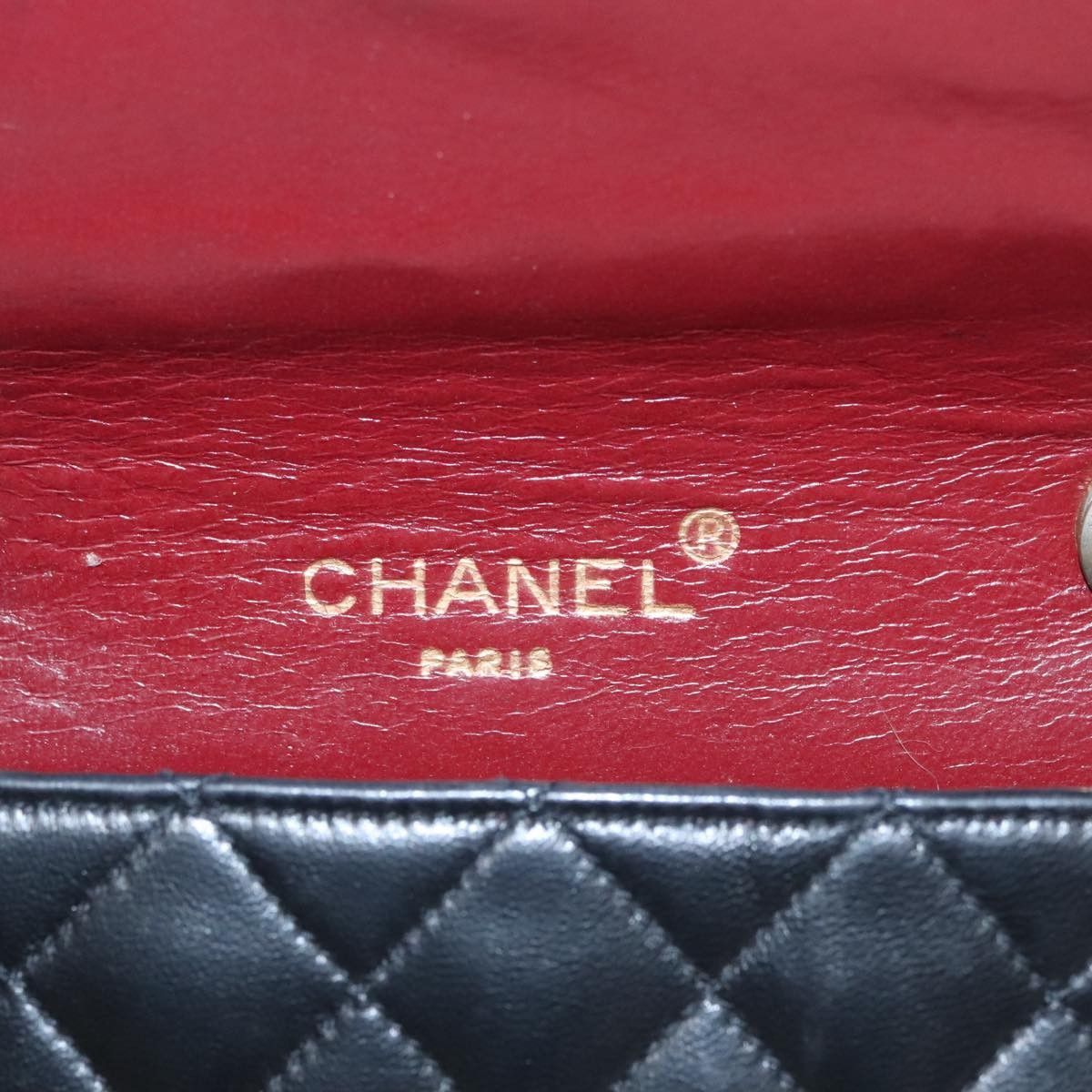 Chanel Chanel Vintage CC Chain Flap Bag Quilted Lambskin Size ONE SIZE - 6 Thumbnail