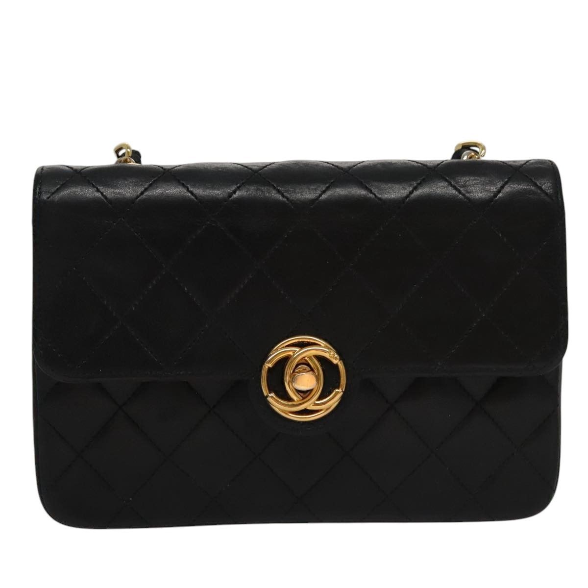 Chanel Chanel Vintage CC Chain Flap Bag Quilted Lambskin Size ONE SIZE - 19 Thumbnail