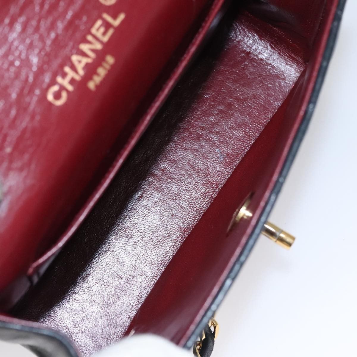 Chanel Chanel Vintage CC Chain Flap Bag Quilted Lambskin Size ONE SIZE - 5 Thumbnail