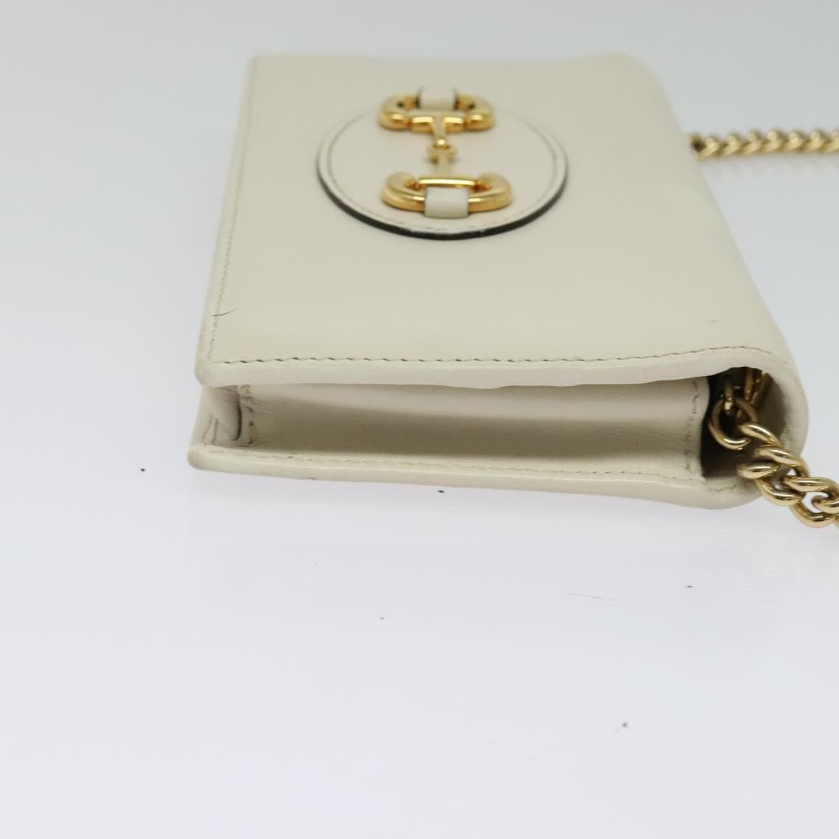 Gucci Gucci Horsebit 1955 Chain Wallet Leather Size ONE SIZE - 4 Thumbnail