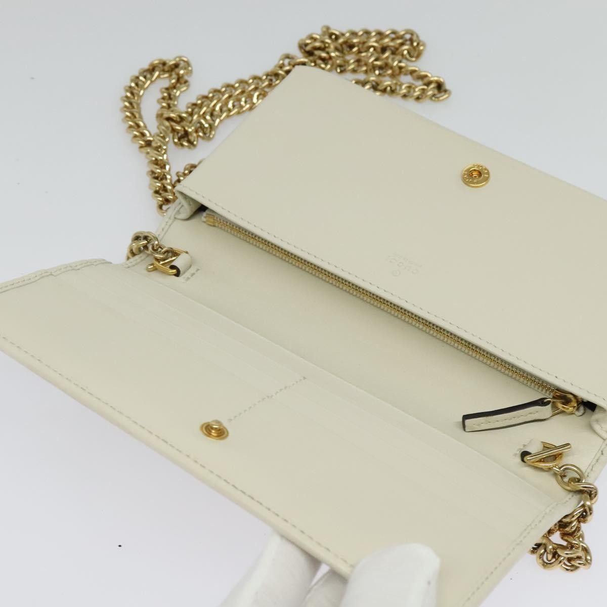 Gucci Gucci Horsebit 1955 Chain Wallet Leather Size ONE SIZE - 18 Thumbnail