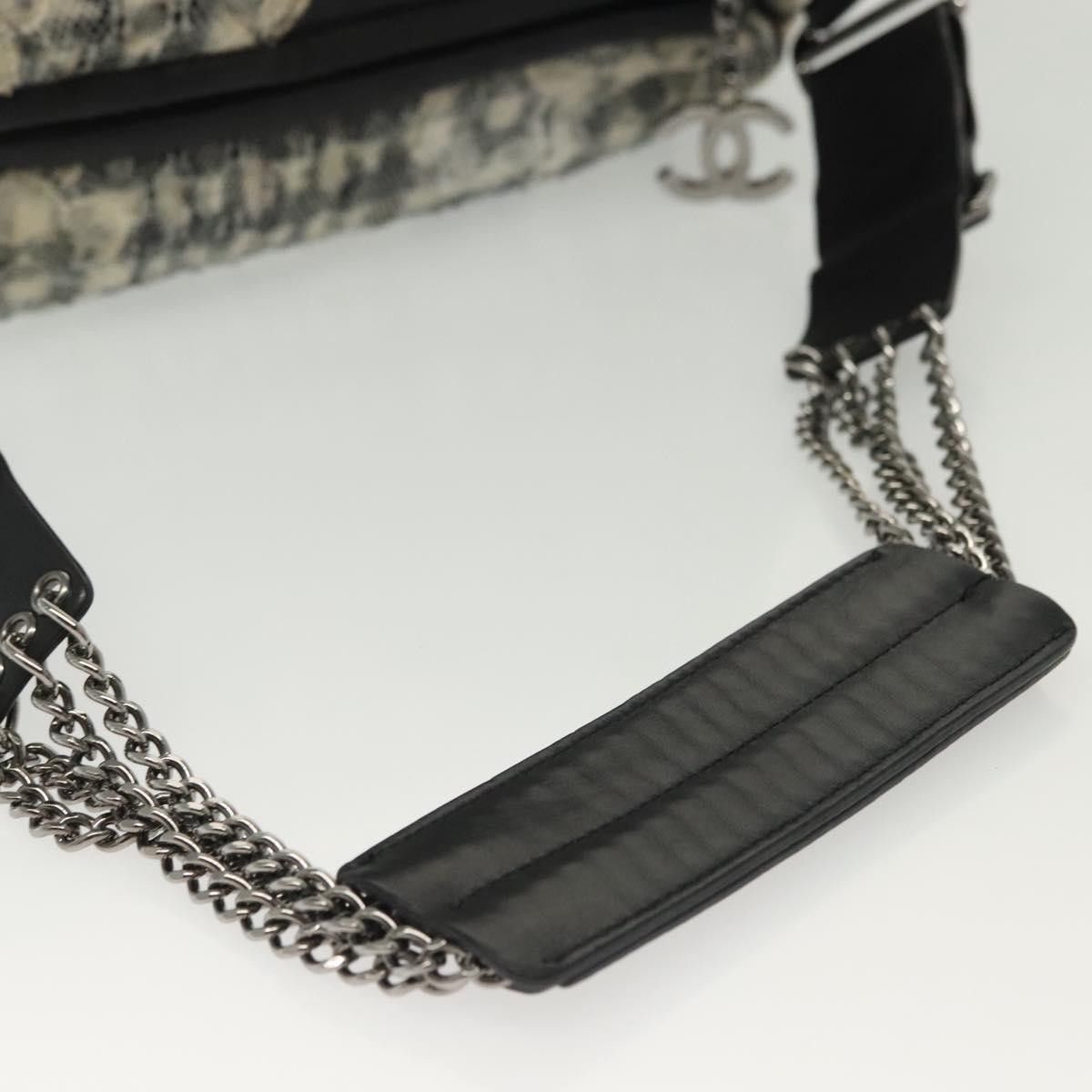Chanel Chanel Camera Bag Camellia Tweed and Leather Size ONE SIZE - 8 Thumbnail