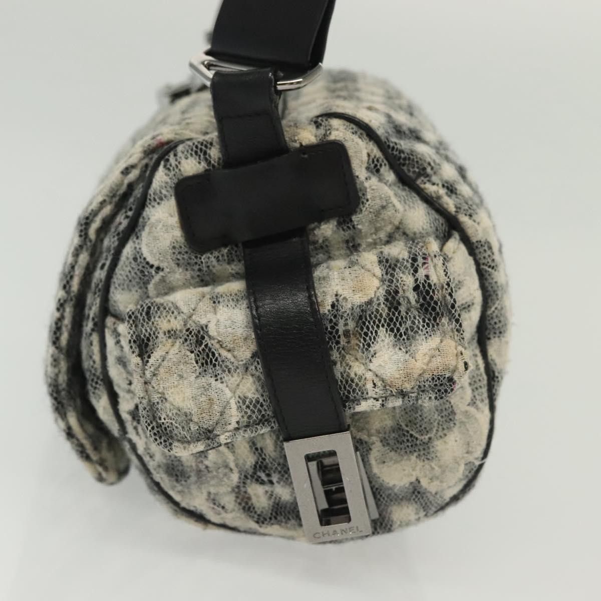 Chanel Chanel Camera Bag Camellia Tweed and Leather Size ONE SIZE - 3 Thumbnail