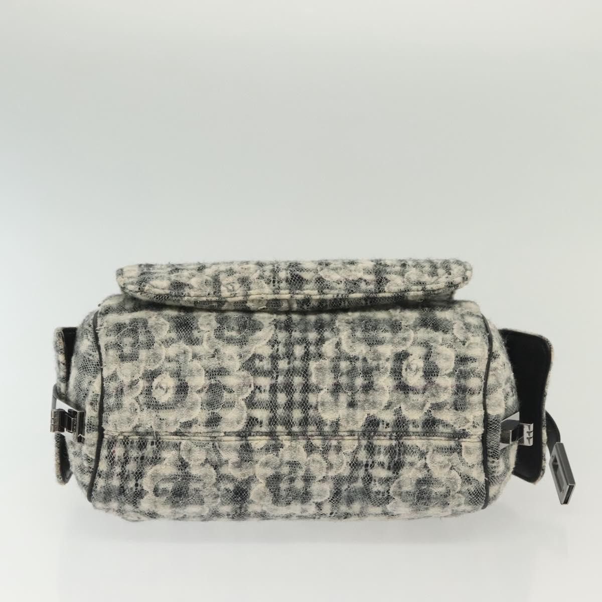 Chanel Chanel Camera Bag Camellia Tweed and Leather Size ONE SIZE - 18 Thumbnail