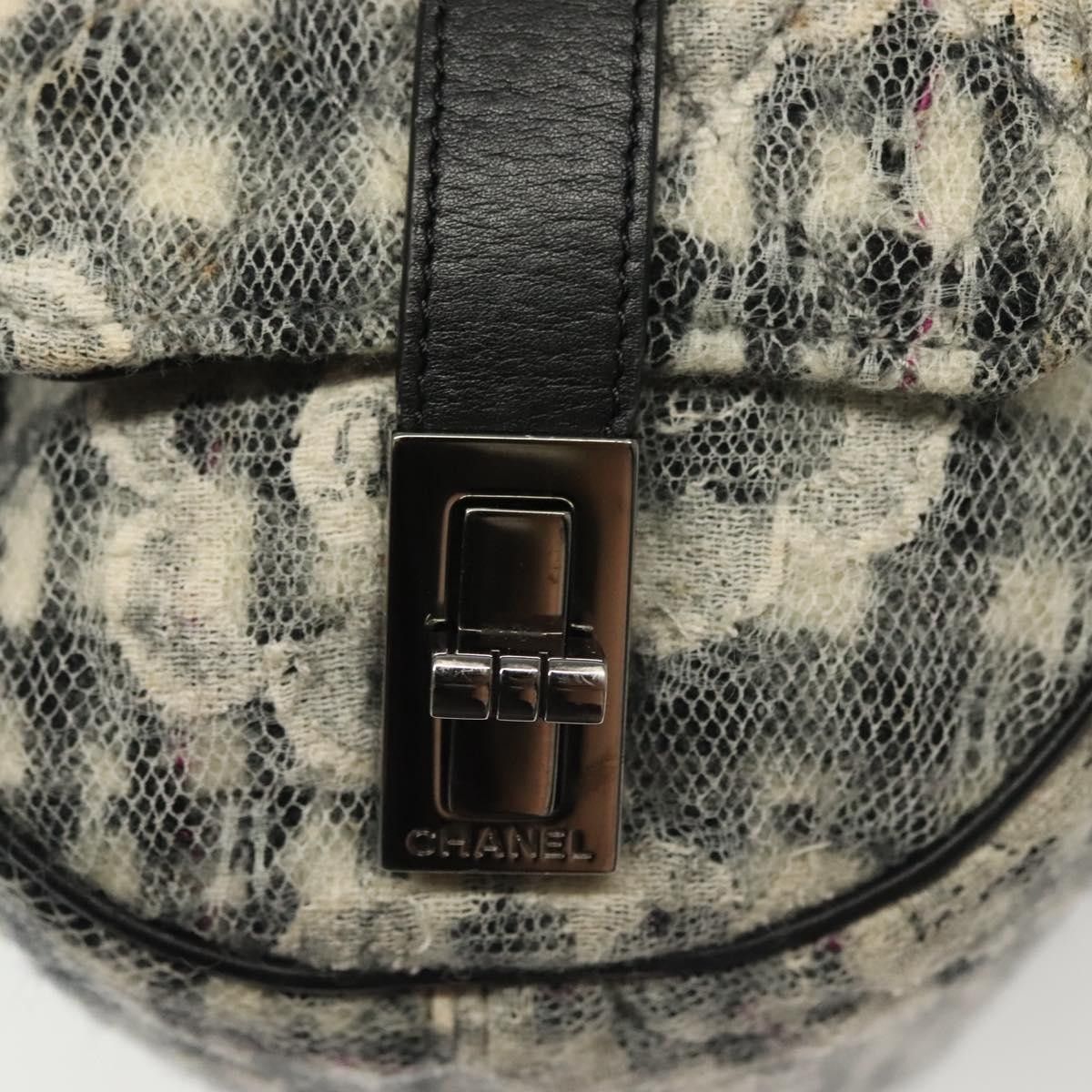 Chanel Chanel Camera Bag Camellia Tweed and Leather Size ONE SIZE - 16 Thumbnail