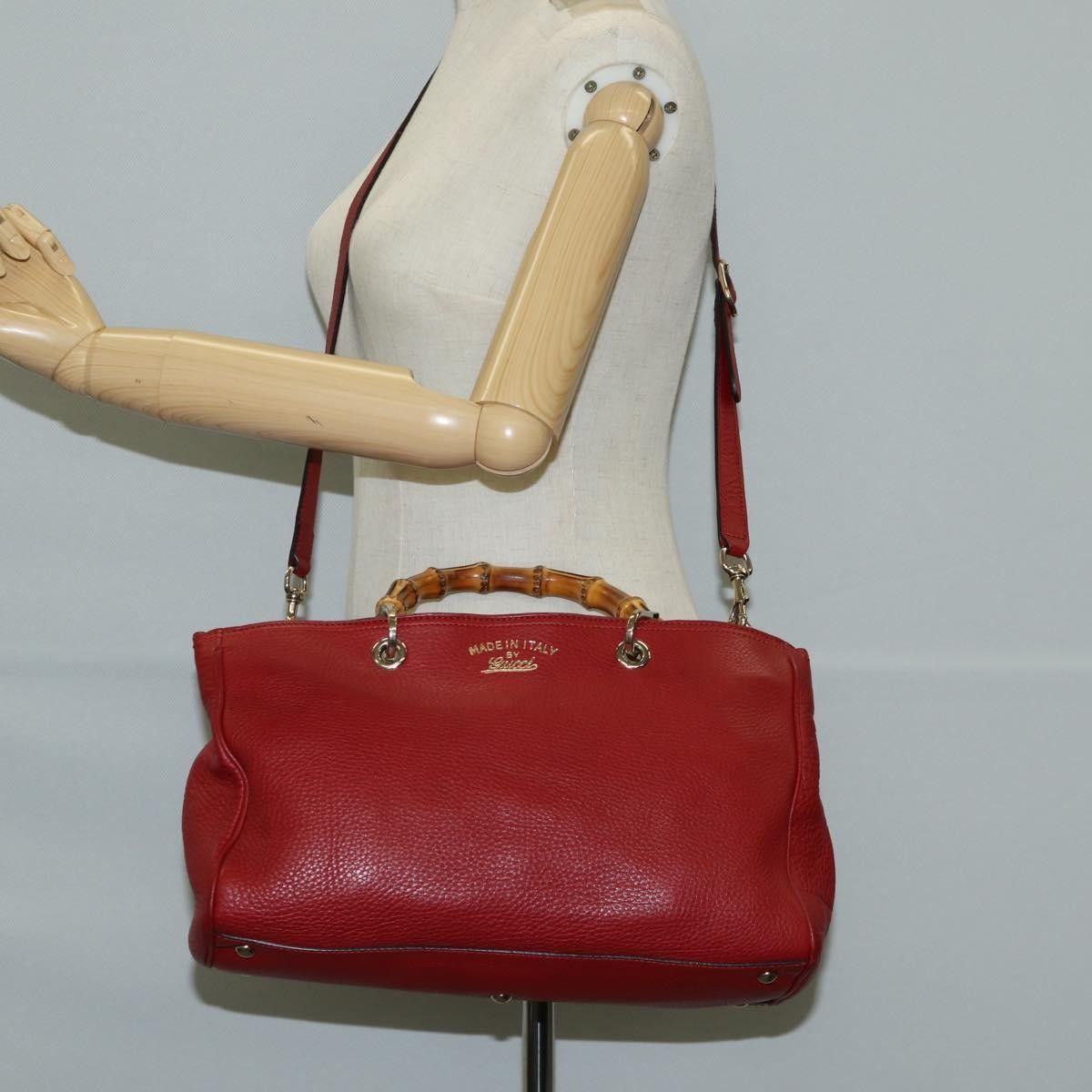 Gucci Gucci Bamboo Shopper Tote Leather Size ONE SIZE - 15 Thumbnail